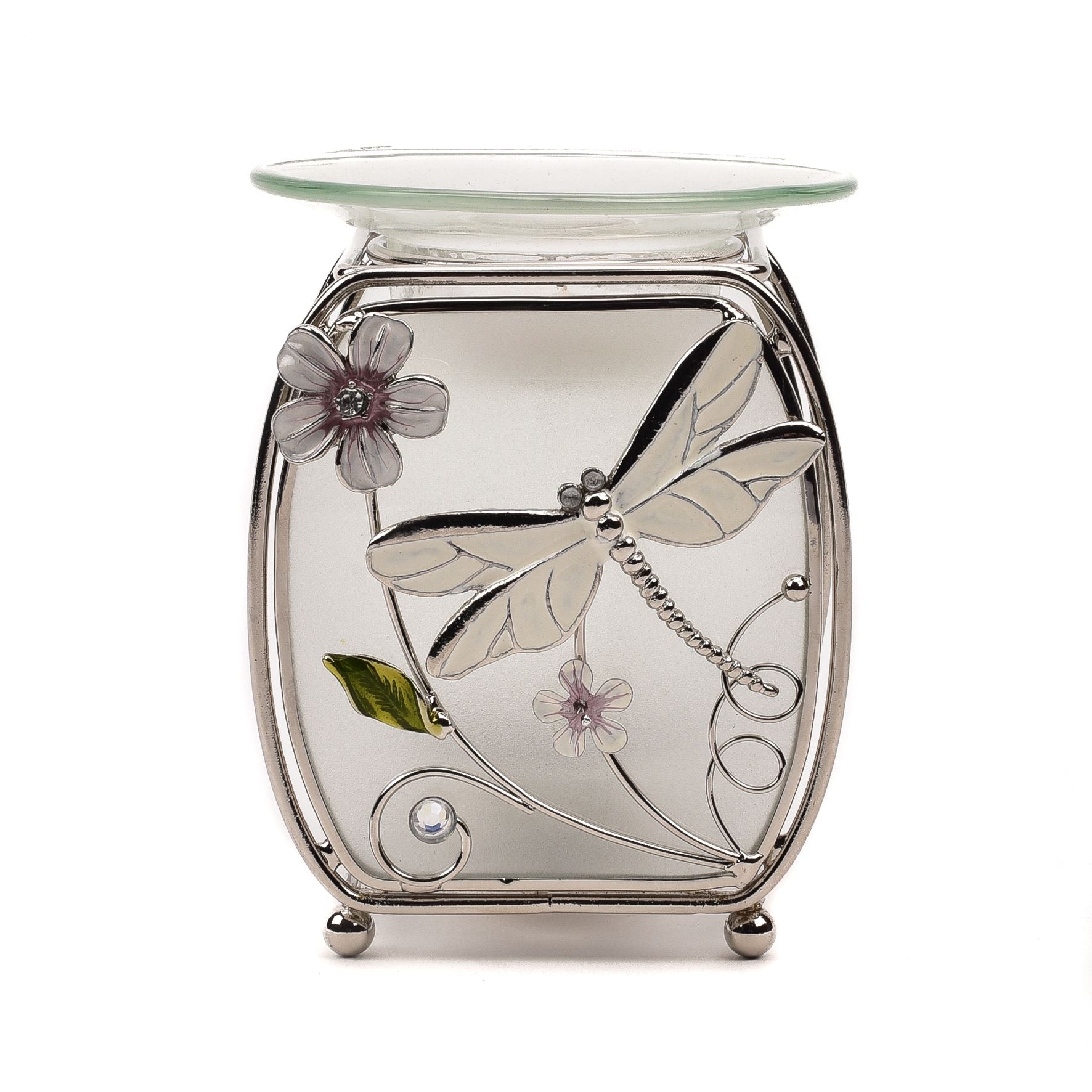 Sophia Classic Glass & Wire Dragonfly Oil Burner