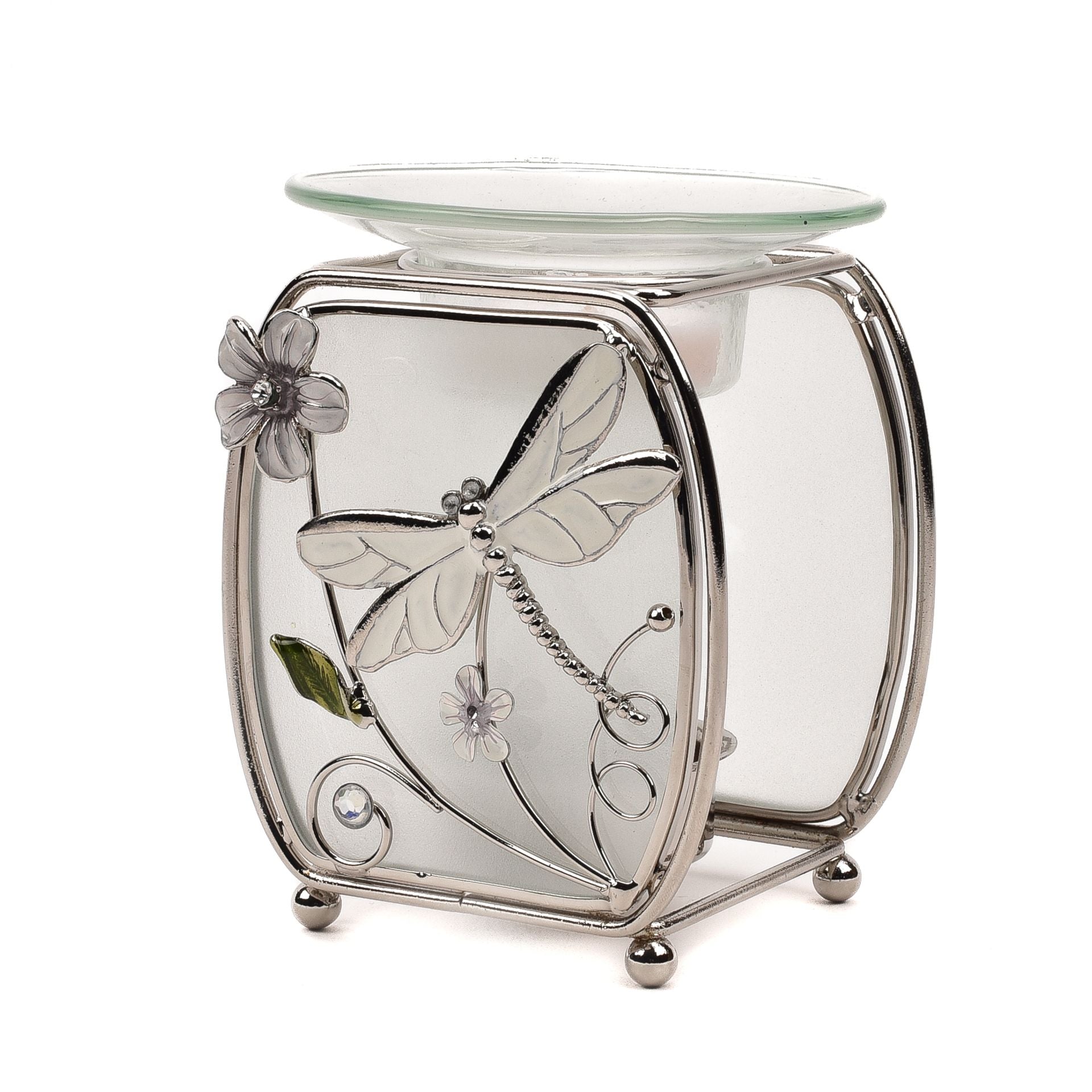 Sophia Classic Glass & Wire Dragonfly Oil Burner