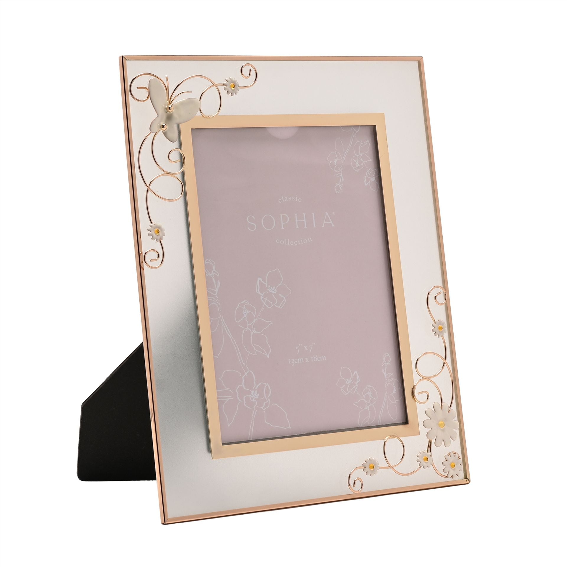 Sophia Classic Champagne Meadow Photo Frame 5" x 7"
