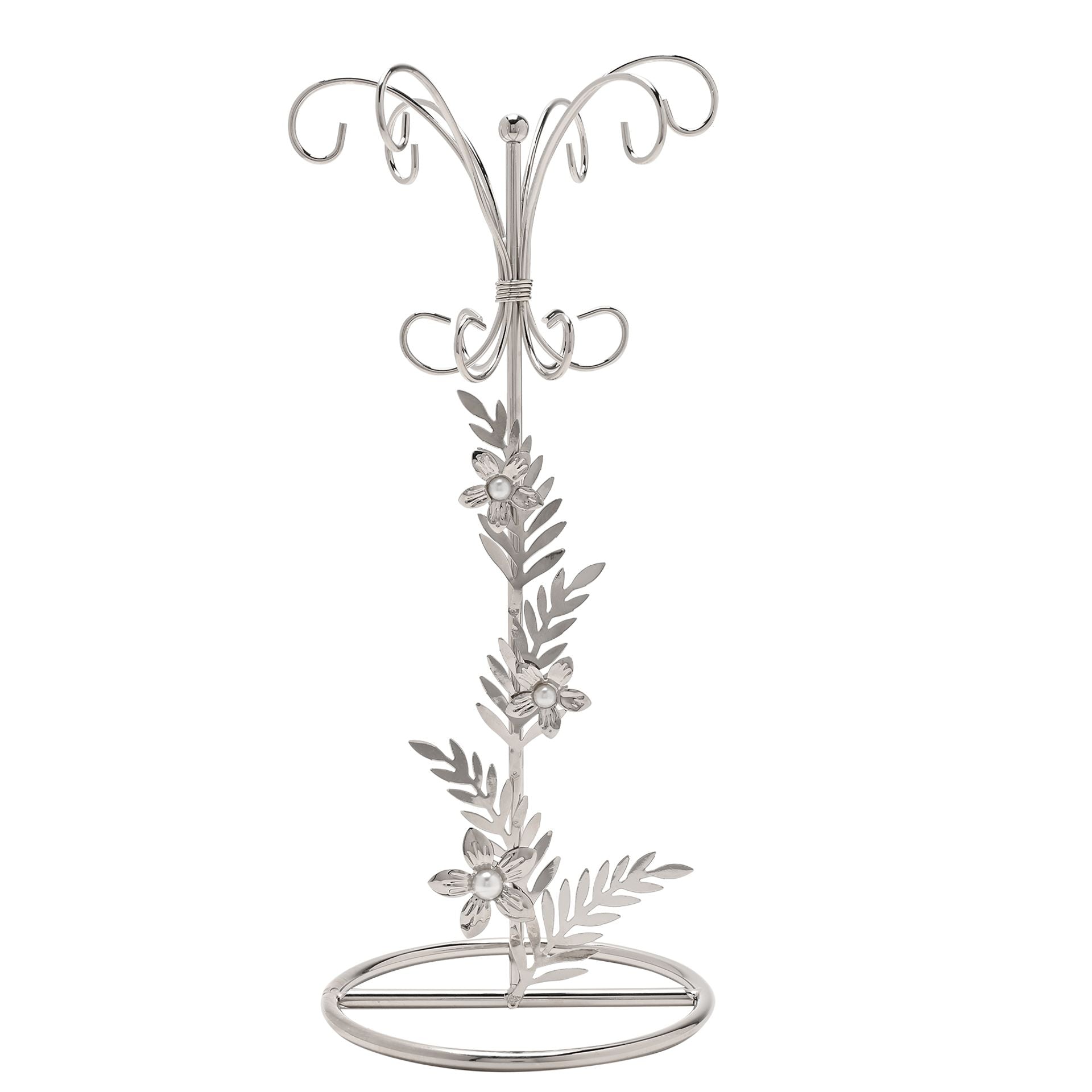 Sophia Classic Silver Daisy Jewellery Holder