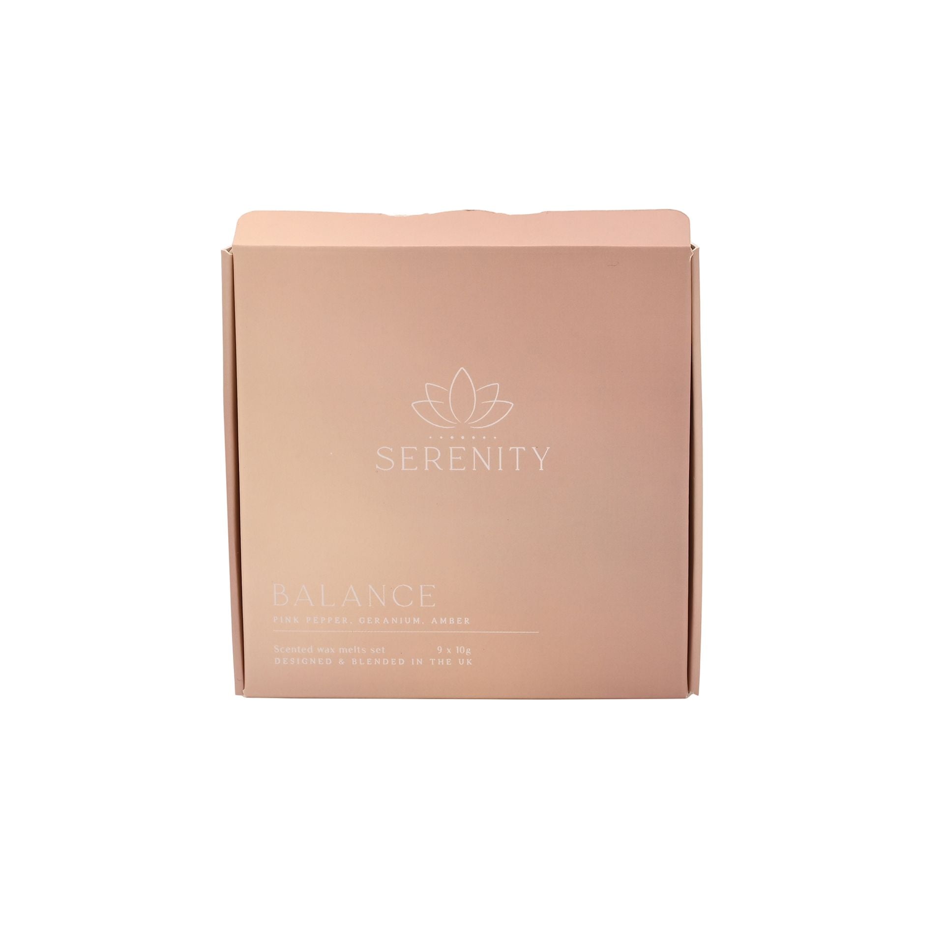 Serenity Balance Set of 9 Wax Melts Pink Pepper, Geranium & Amber