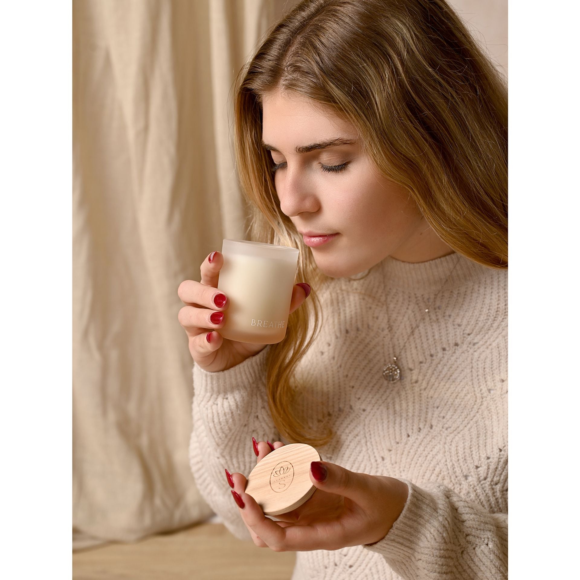 Serenity Breathe Candle 120g Eucalyptus, Sage & Vetiver