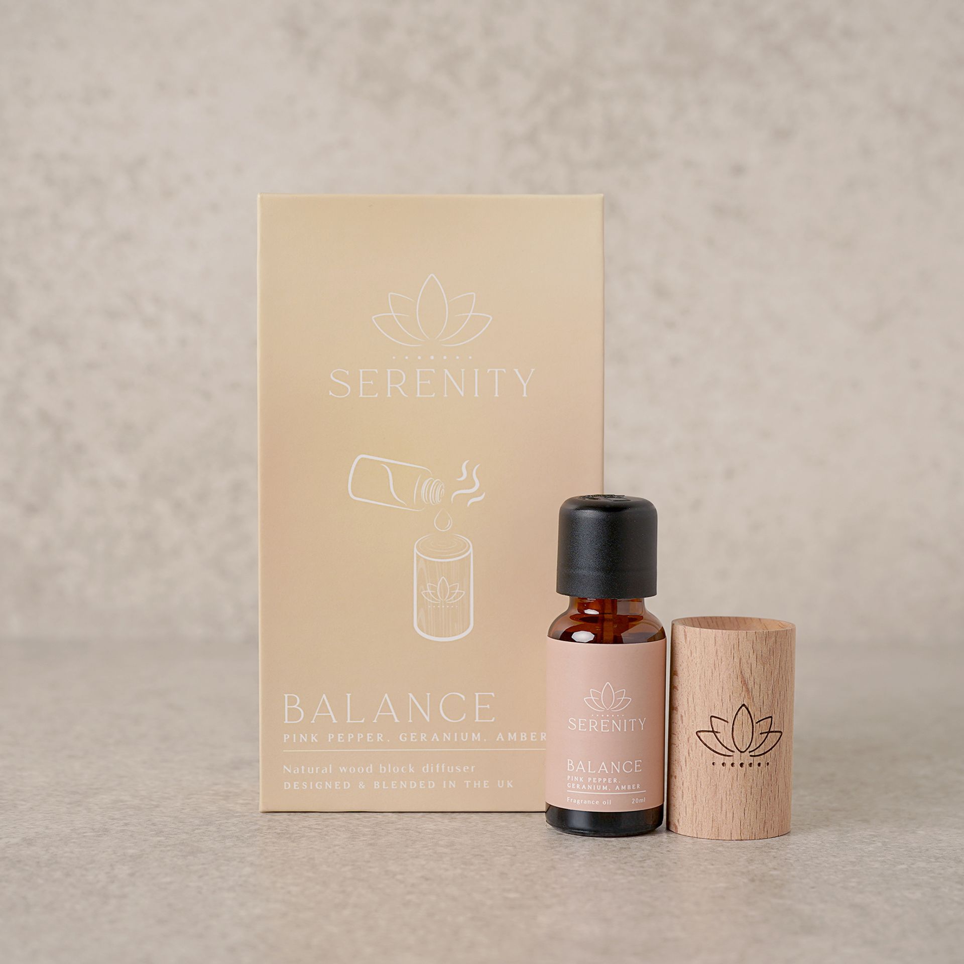 Serenity Balance Wood Oil Diffuser