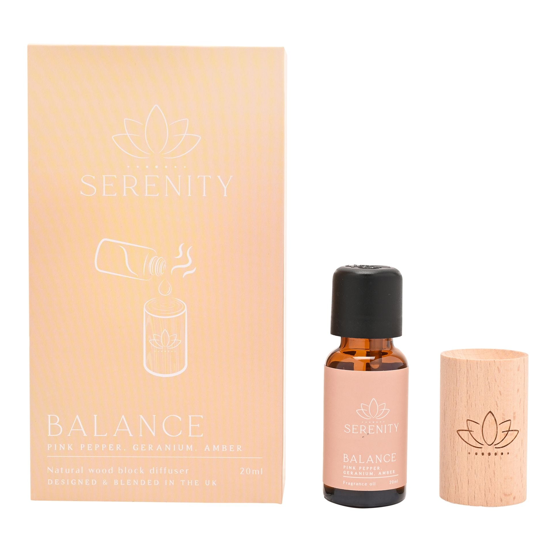 Serenity Balance Wood Oil Diffuser