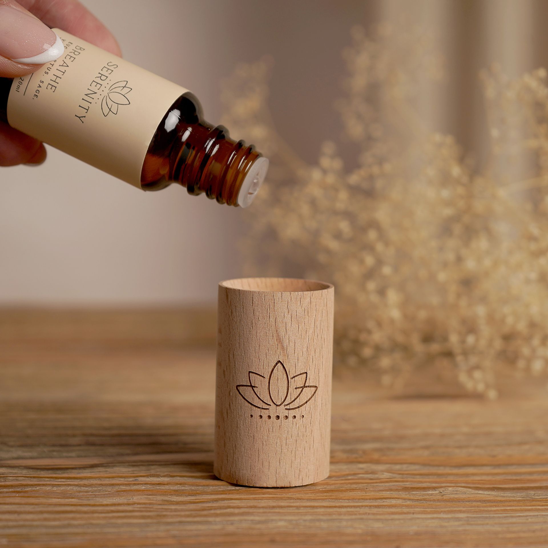 Serenity Breathe Wood Oil Diffuser