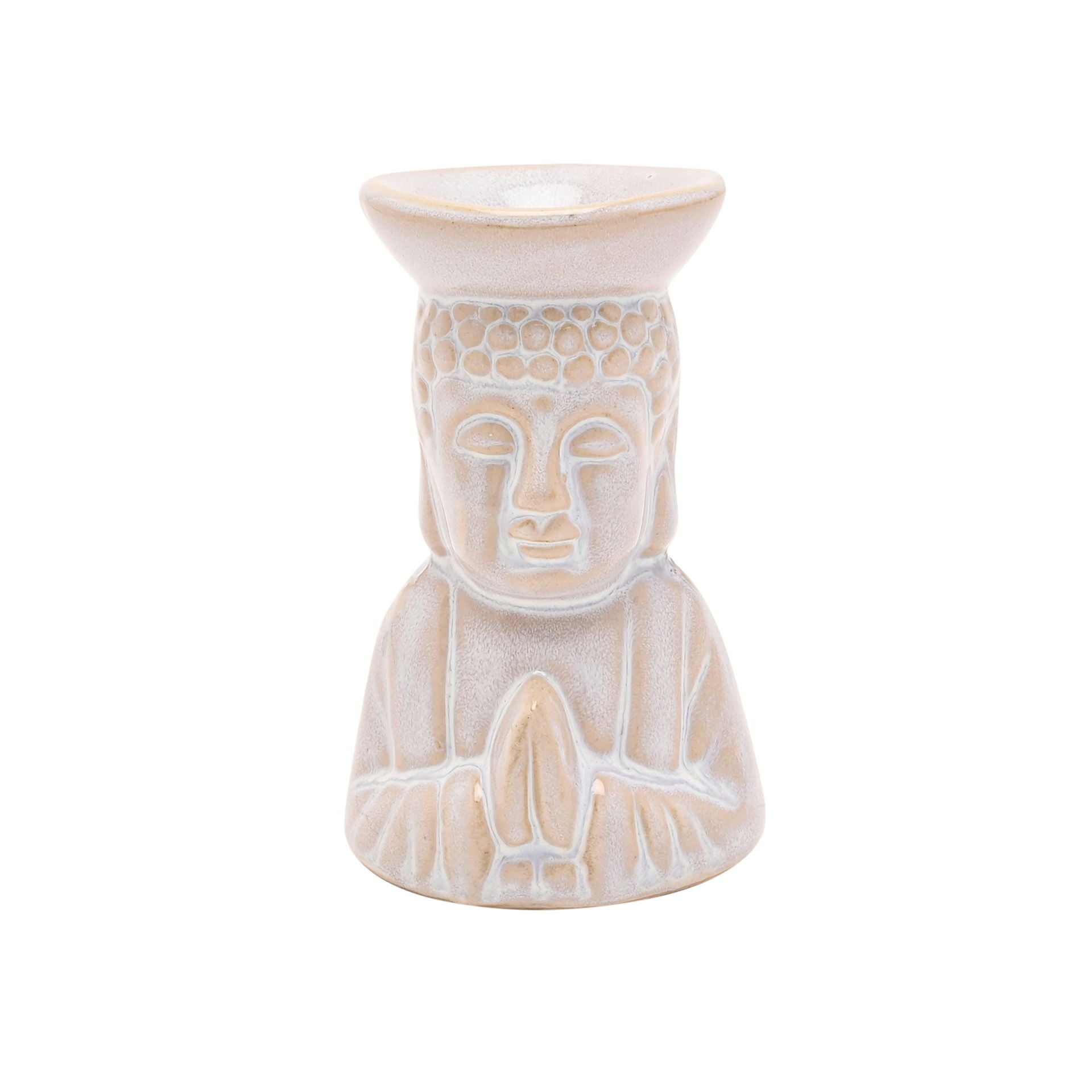 Serenity Buddha Oil Burner - White