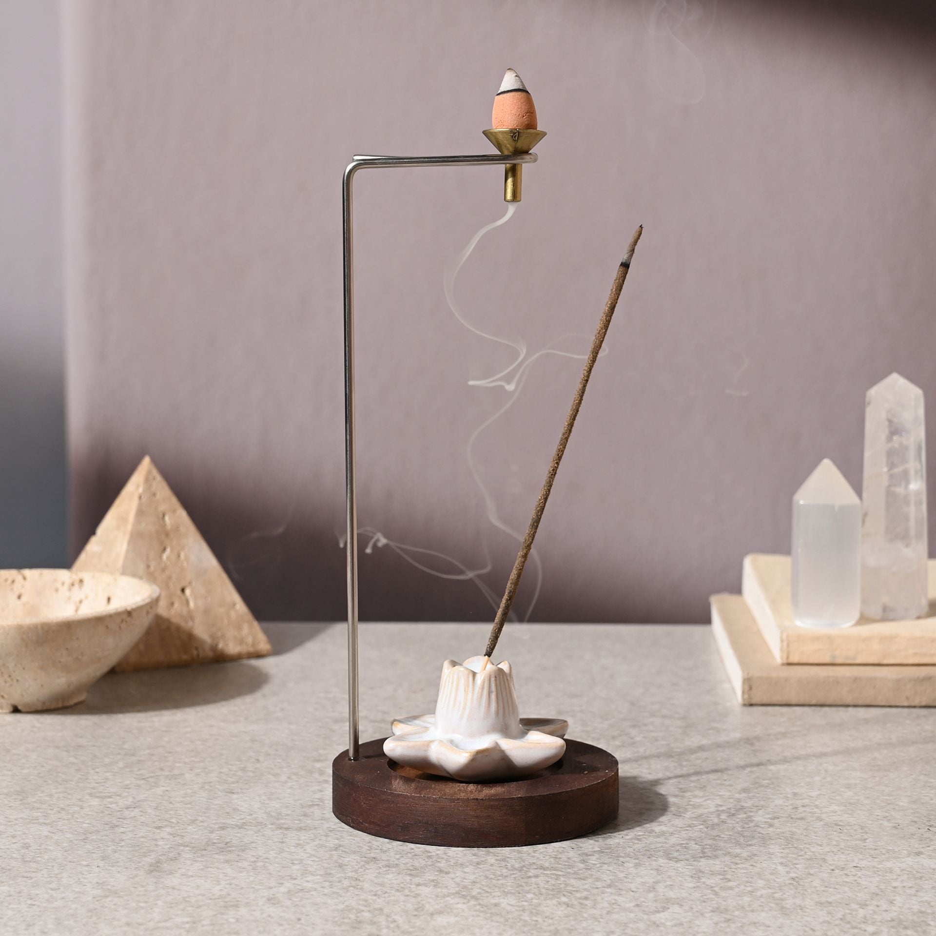 Serenity Lotus Incense Holder