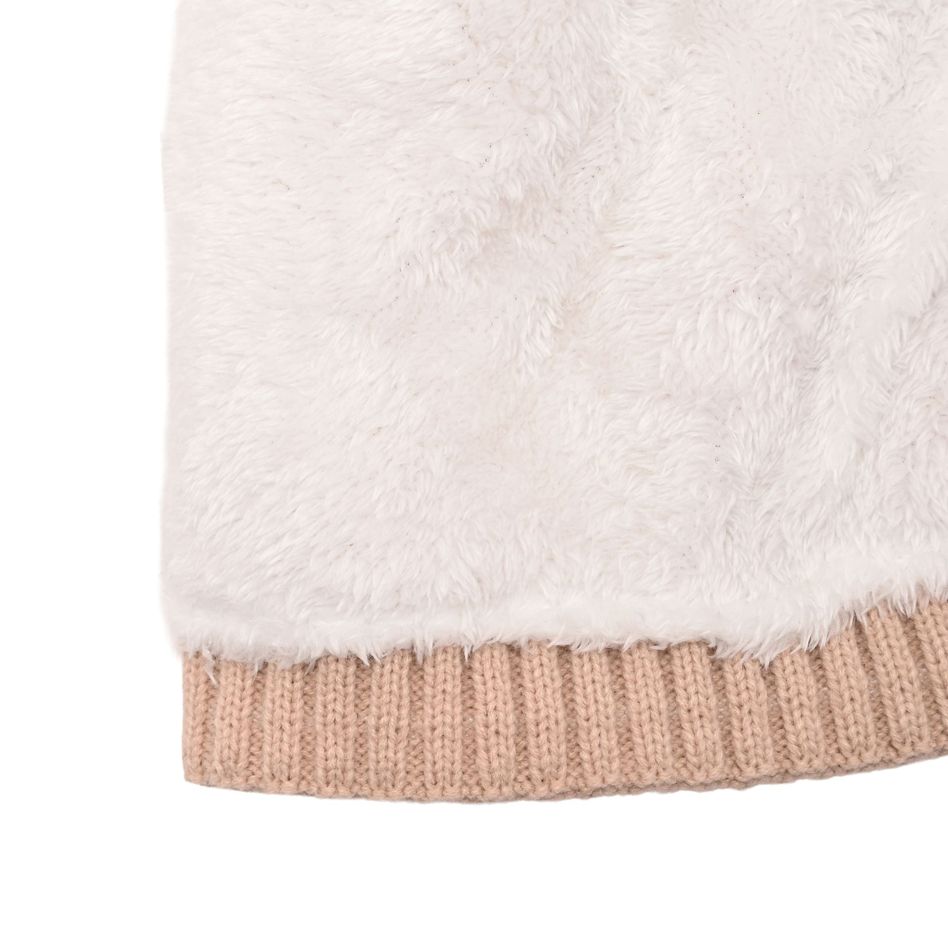 Sophia Layers Cosy Knit Hat & Glove Gift Set - Nude