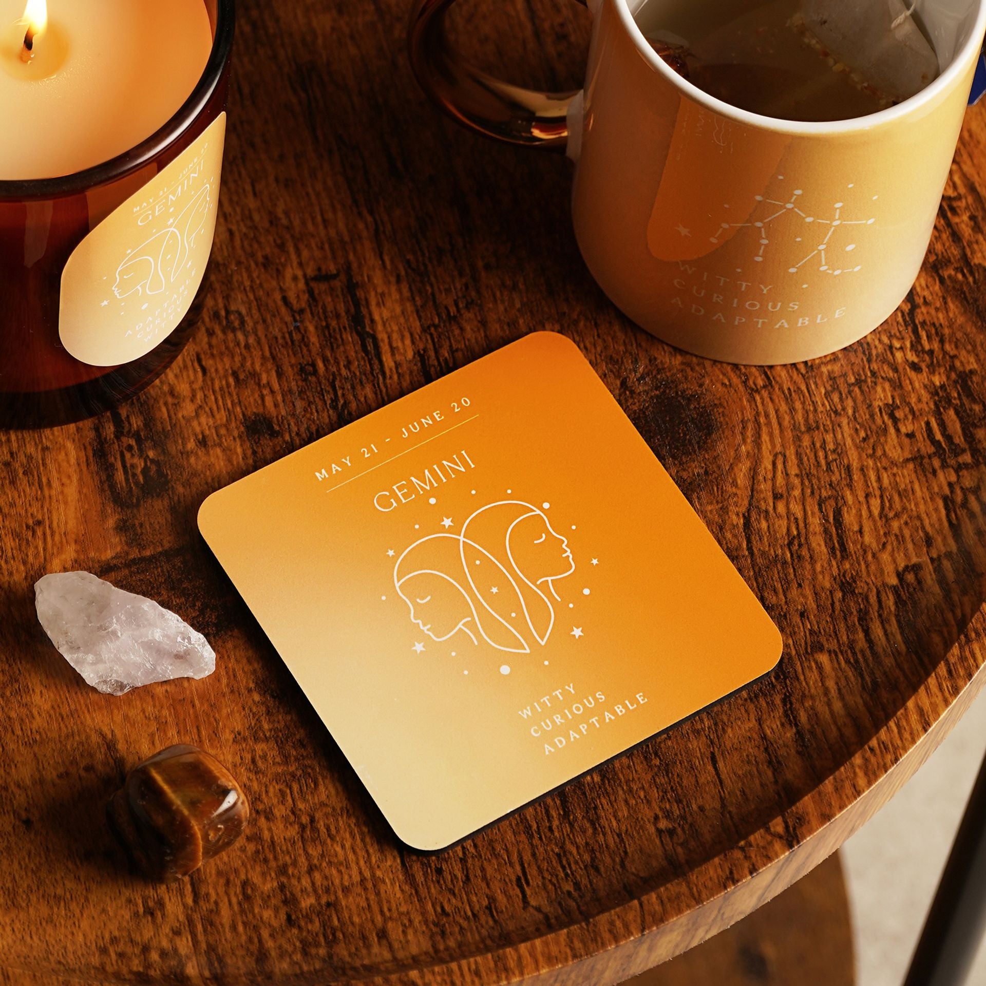 Serenity Zodiac Coaster - Gemini