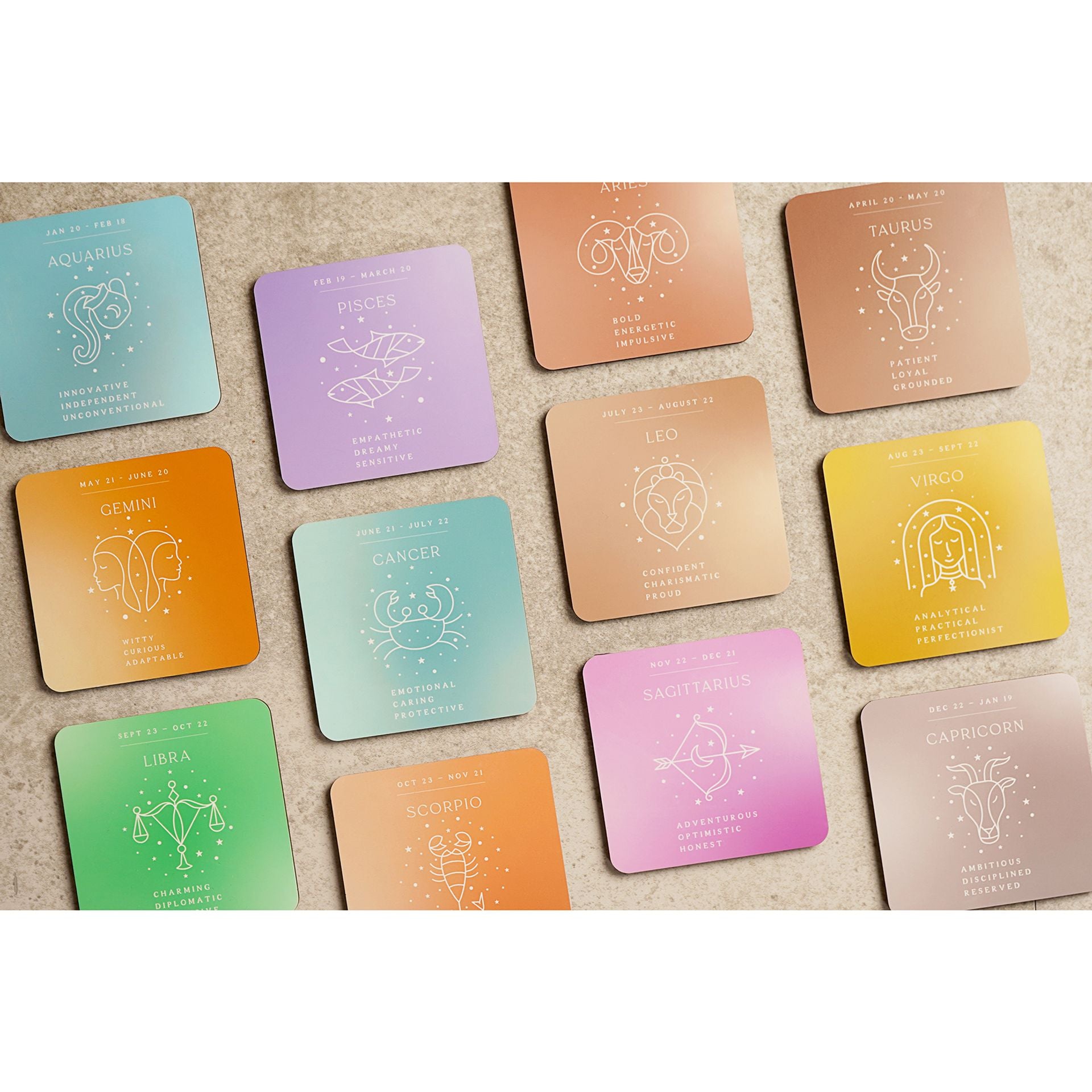 Serenity Zodiac Coaster - Taurus