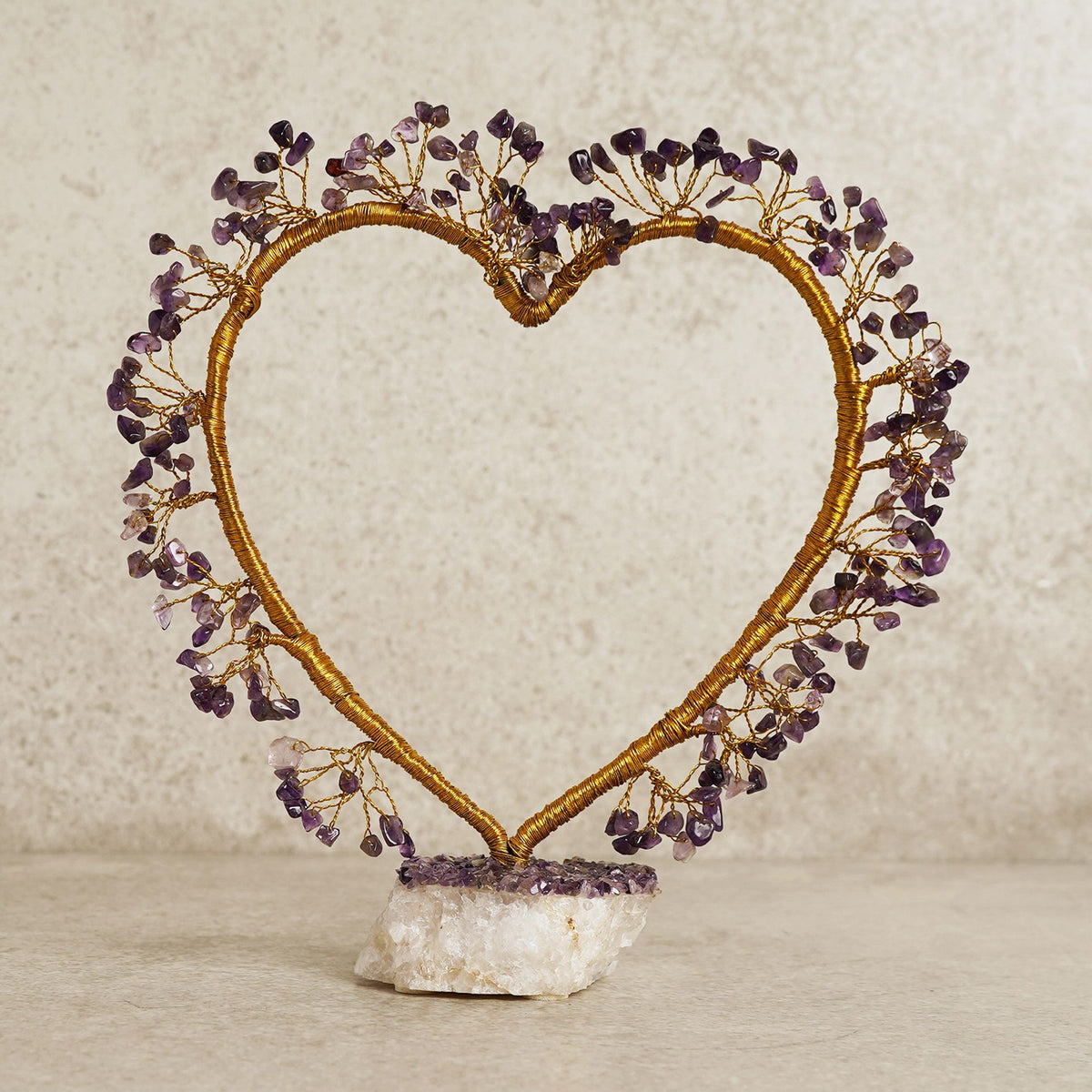 Serenity Amethyst Heart Shaped Tree