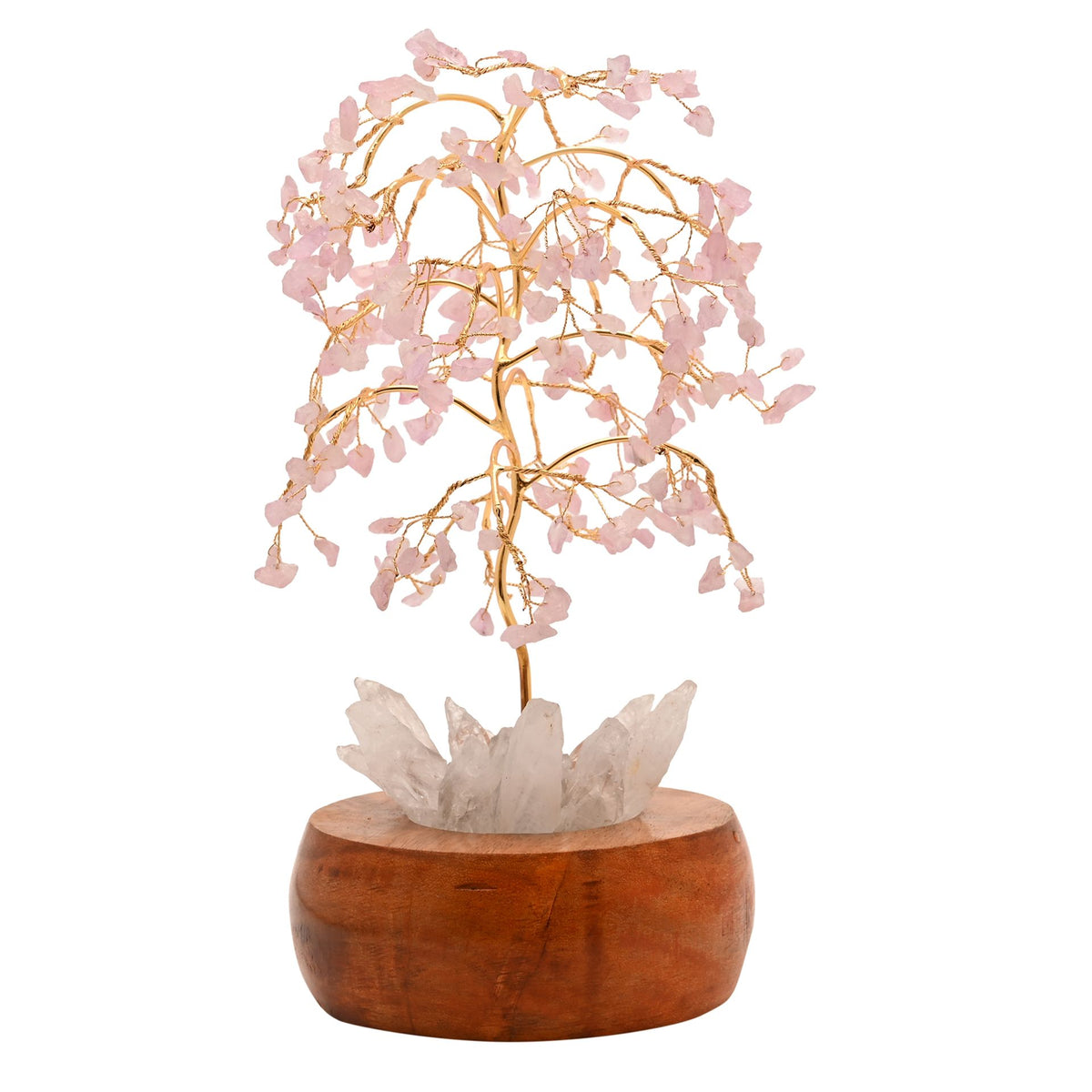 Serenity Rose Quartz LED Glow Tree