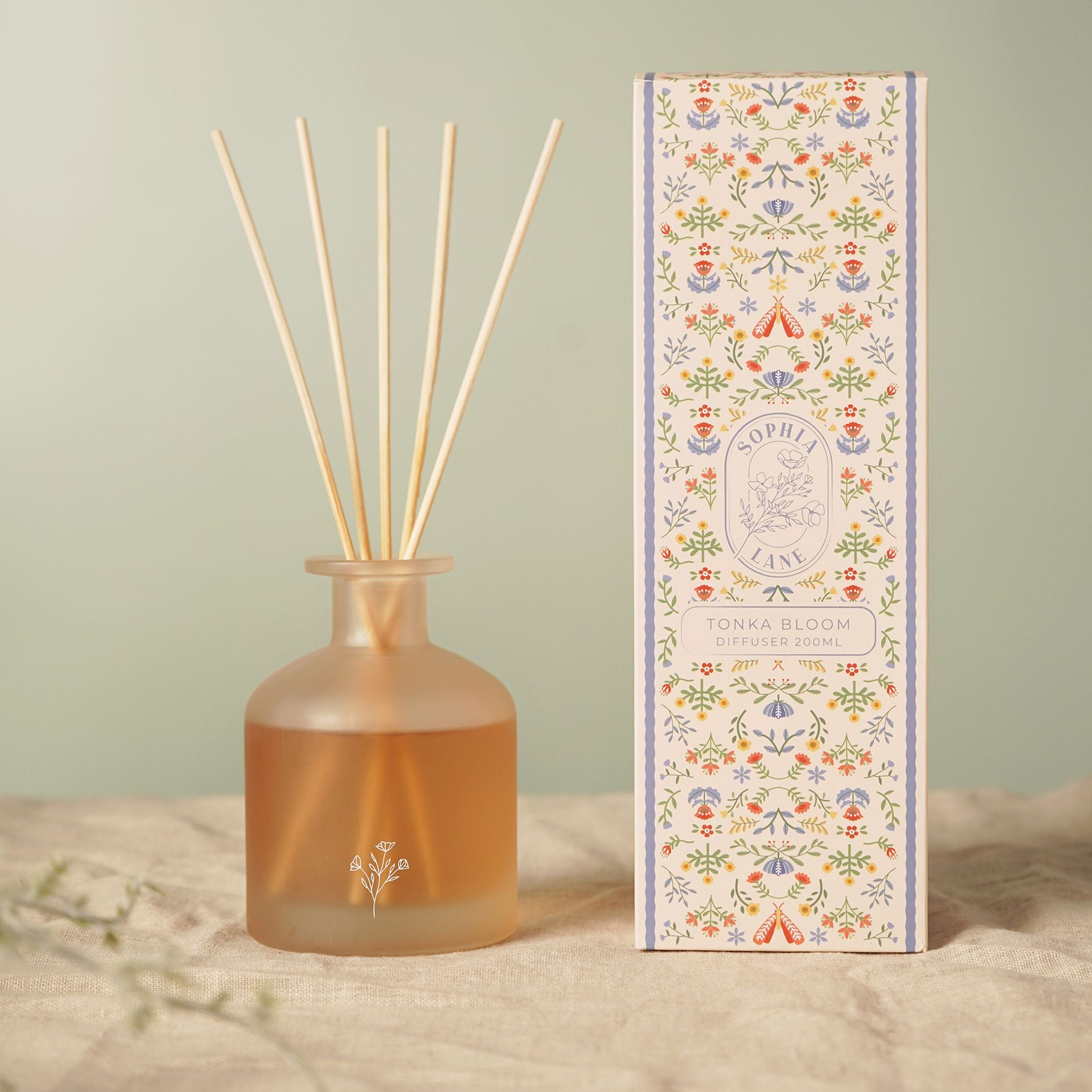 Sophia Lane Tonka Bloom Floral Diffuser - 200ml