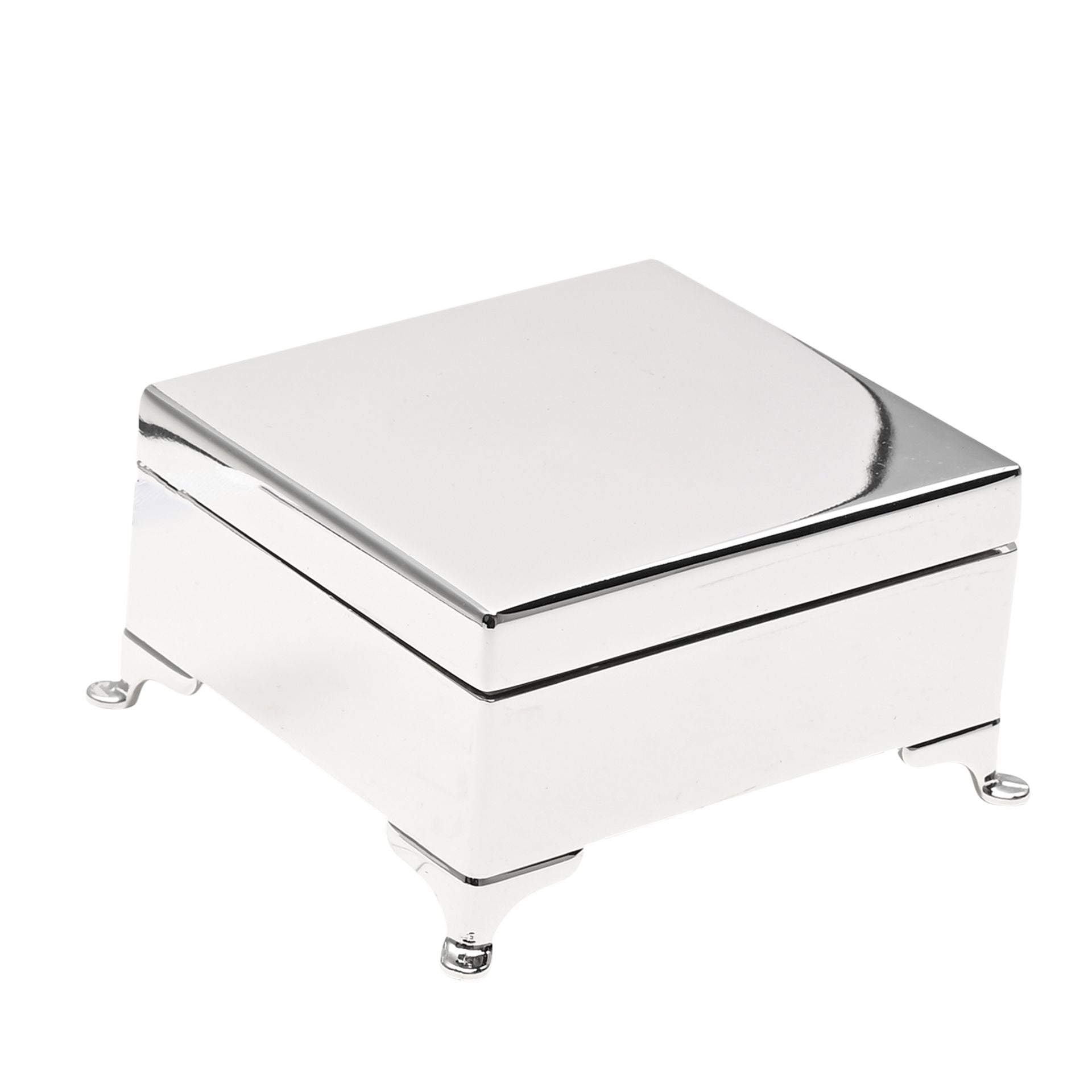 Sophia Silverplated Rectangular Trinket Box