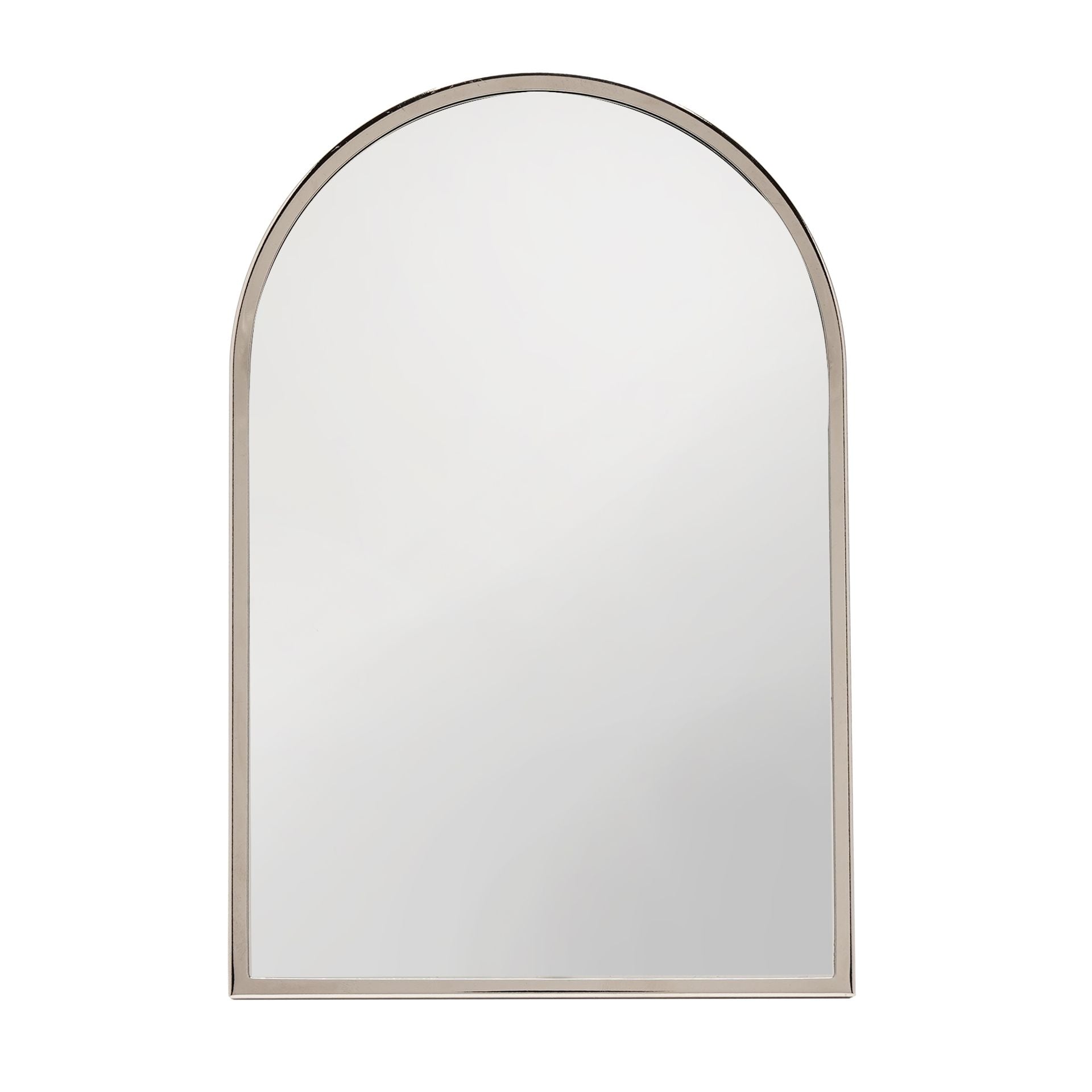 Sophia Nickle Plated Steel Mirror - Small