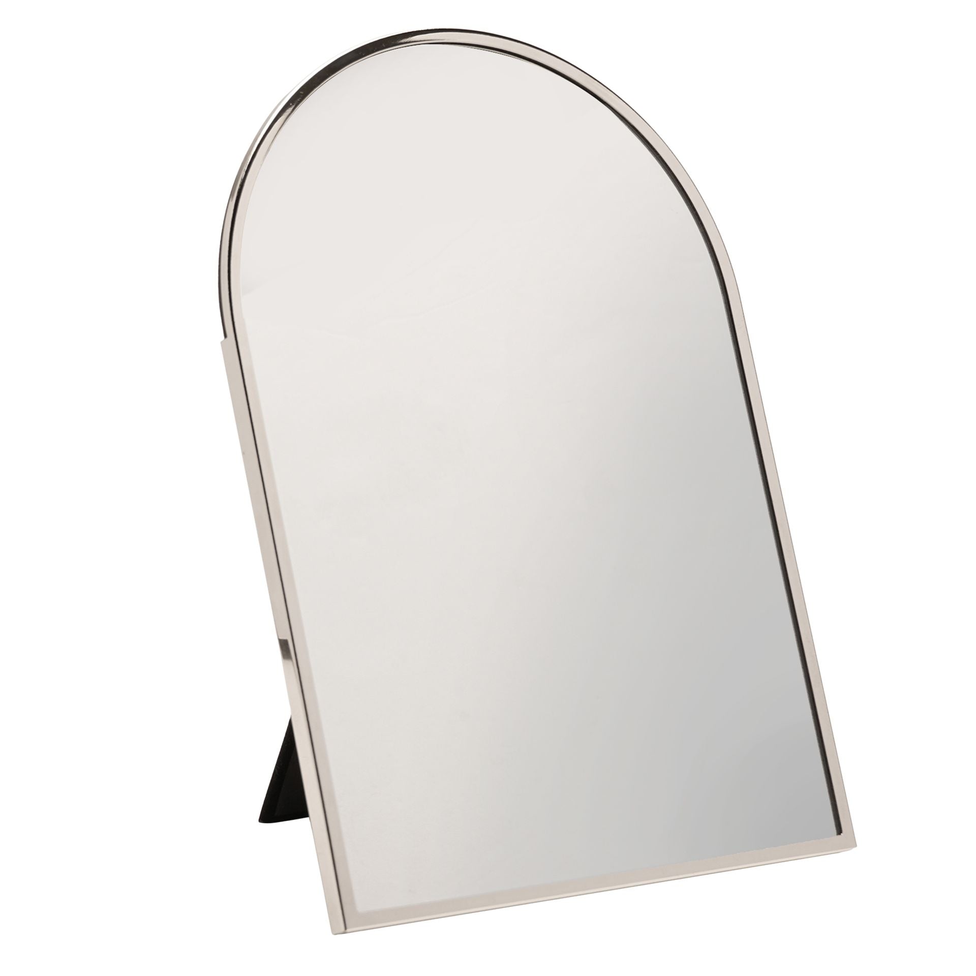 Sophia Nickle Plated Steel Mirror - Large