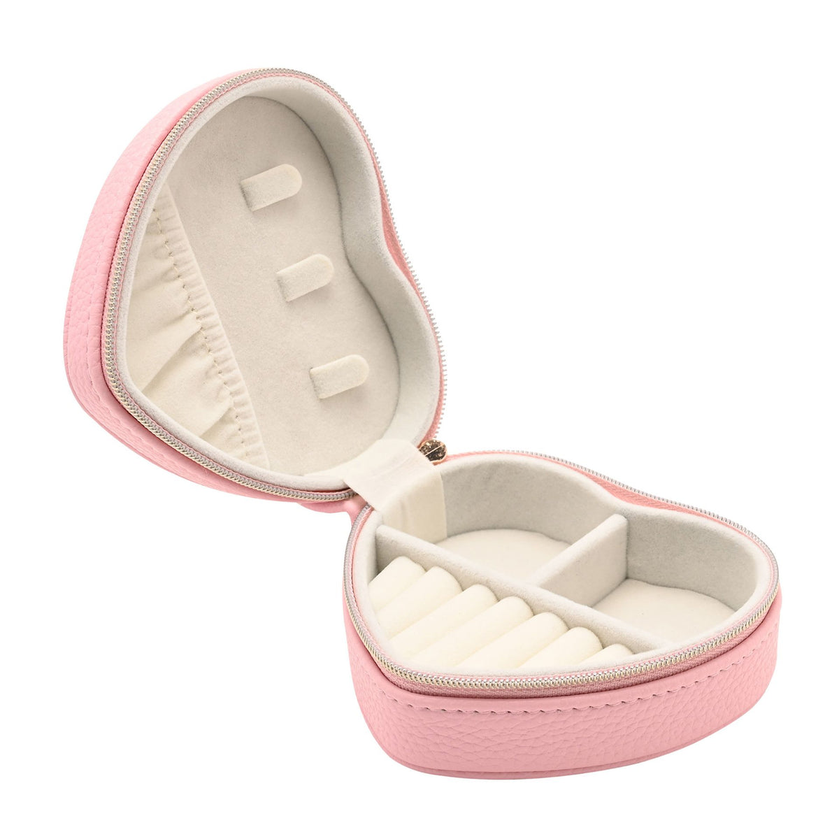 Sophia Heart Shaped Jewellery Box - Pink