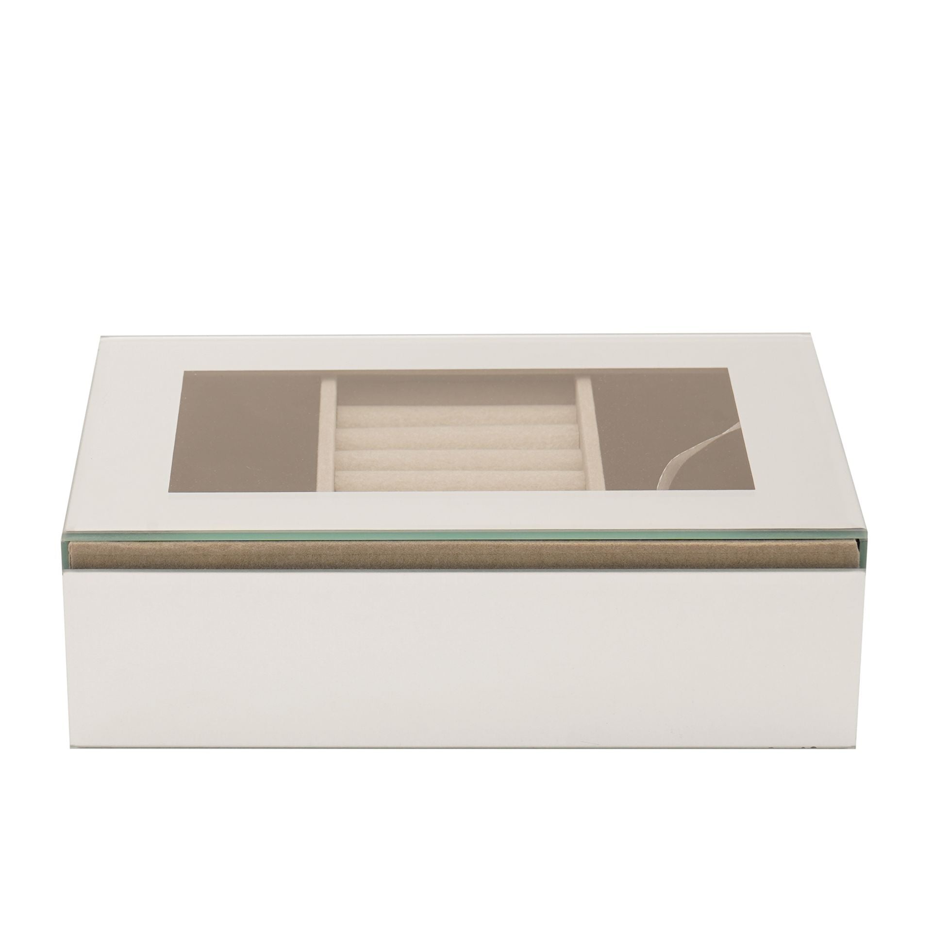 Sophia Single Mirror Glass Jewellery Box