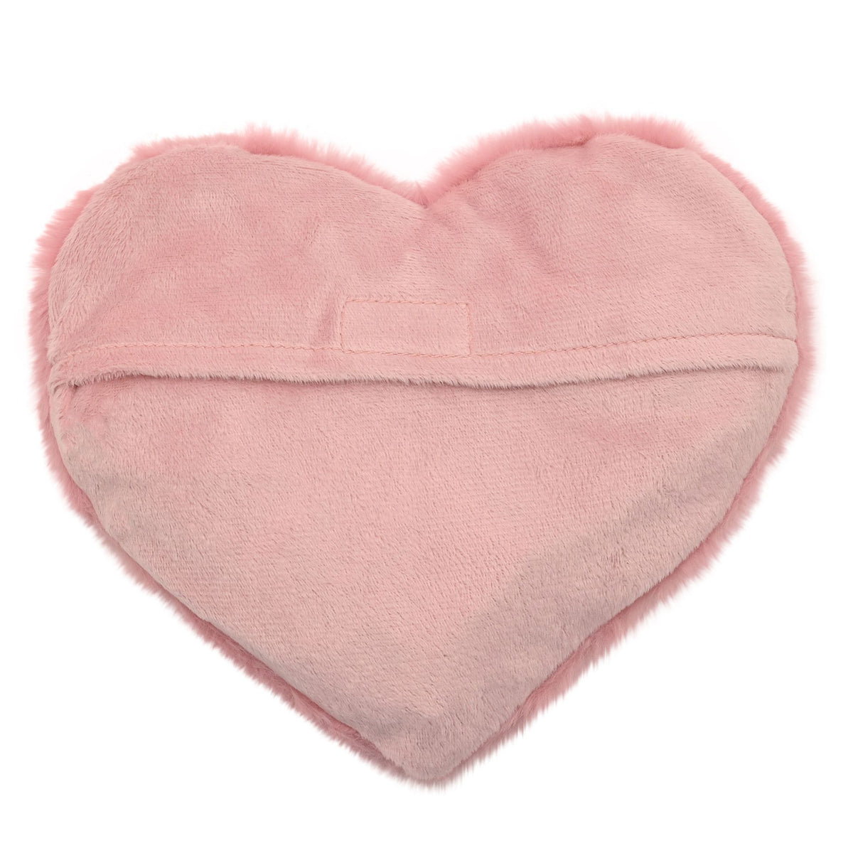 Sophia Layers Soft Faux Fur Heart Shaped Lavender Wheat Bag - Pink