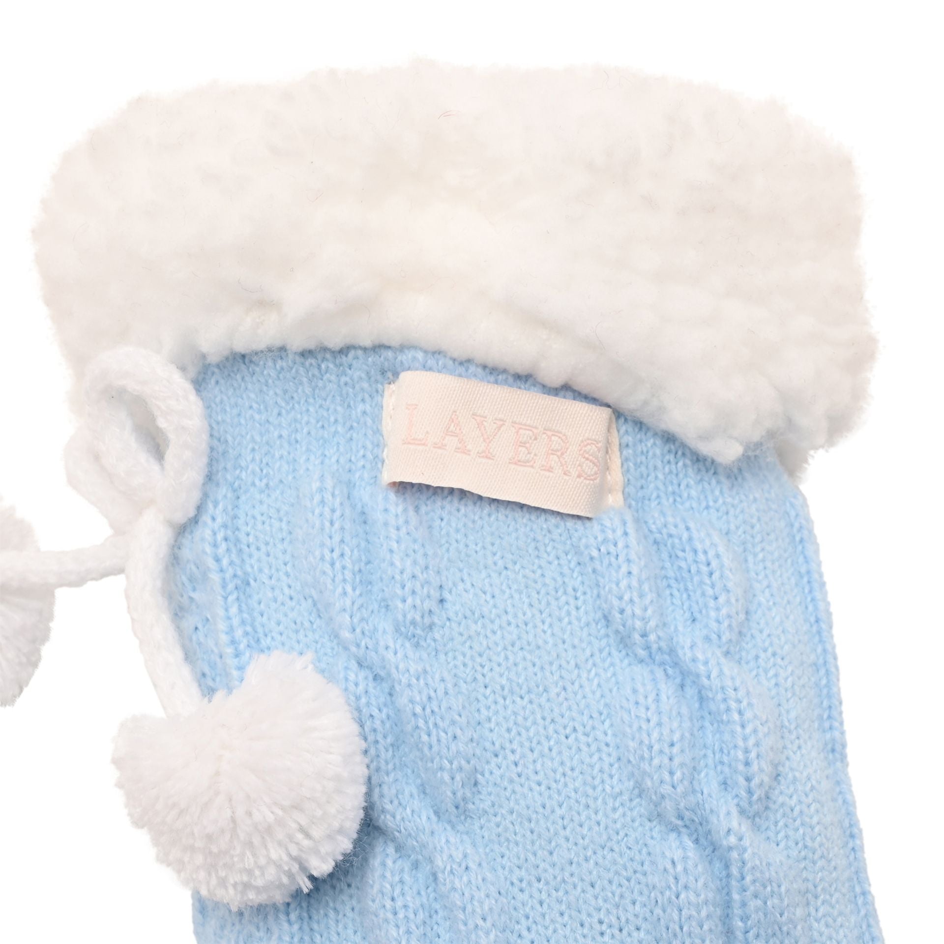 Sophia Layers Cosy Socks Size 4-7 - Light Blue