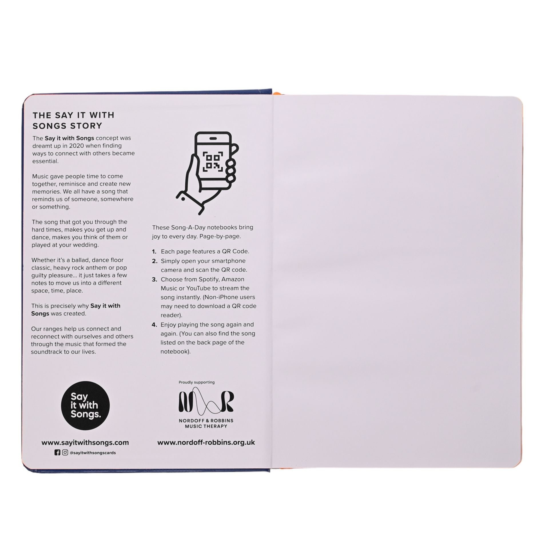 Say It With Songs A5 Hardback Notebook 96 Pages - Daddy Cool