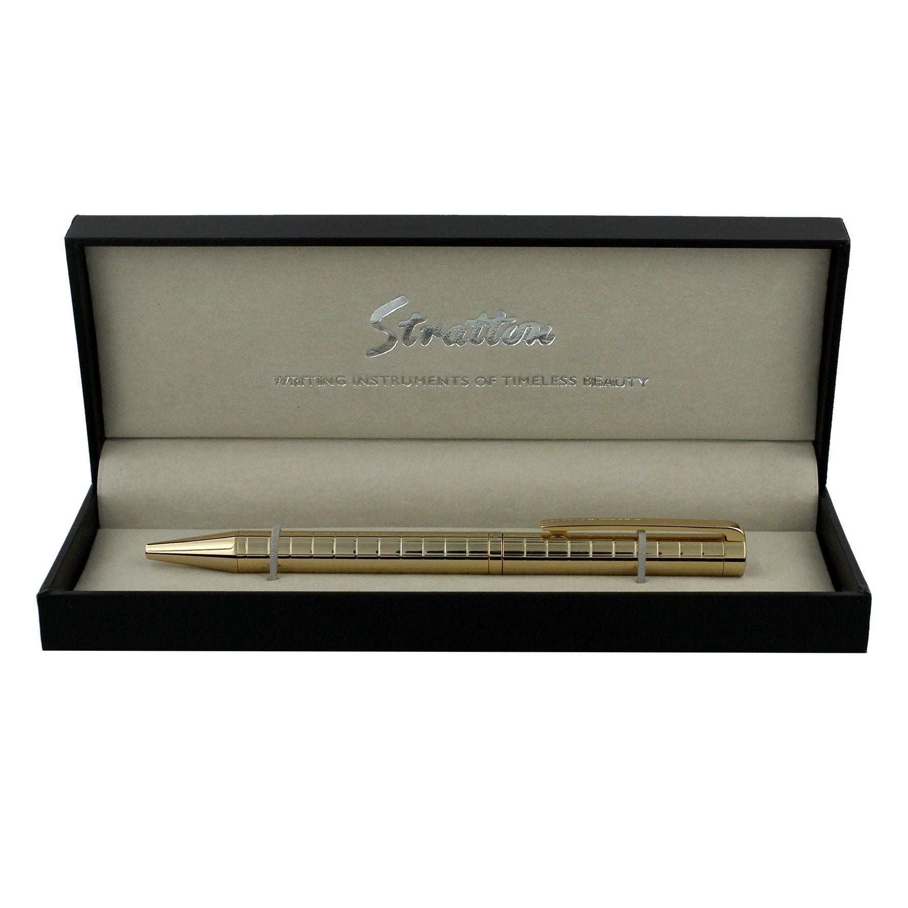 Stratton Ballpoint Pen - Titanium Gold Finish