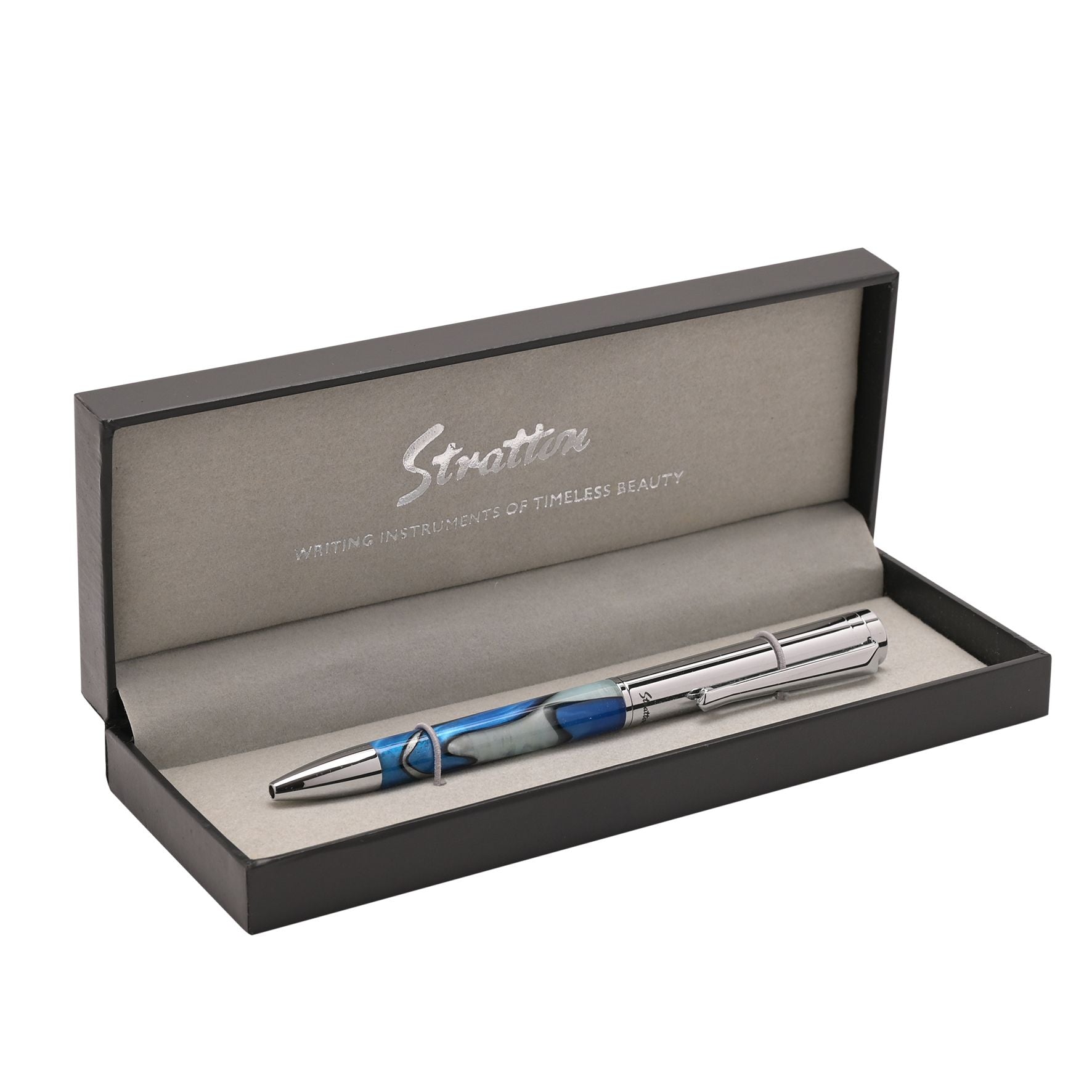 Stratton Ballpoint Pen - Blue Cloud Design