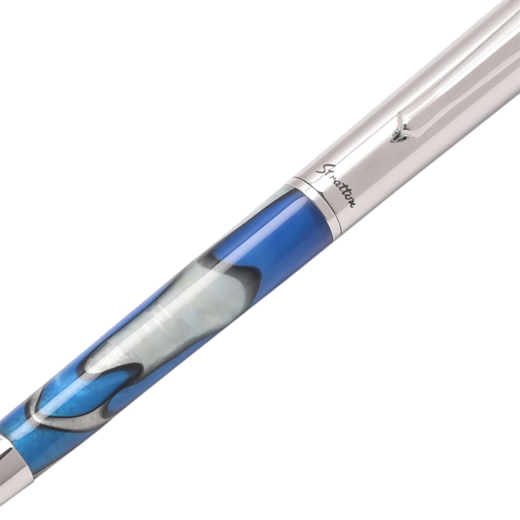 Stratton Ballpoint Pen - Blue Cloud Design