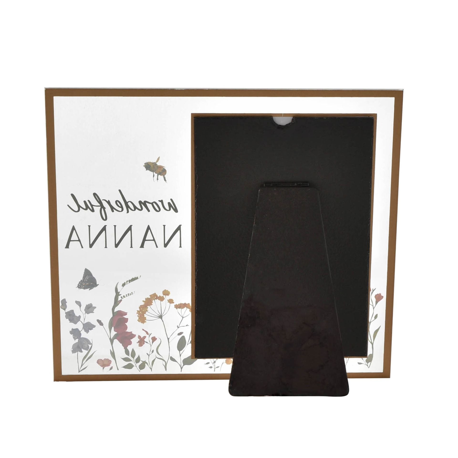 The Cottage Garden Glass Frame 4 x 6 "Nanna"