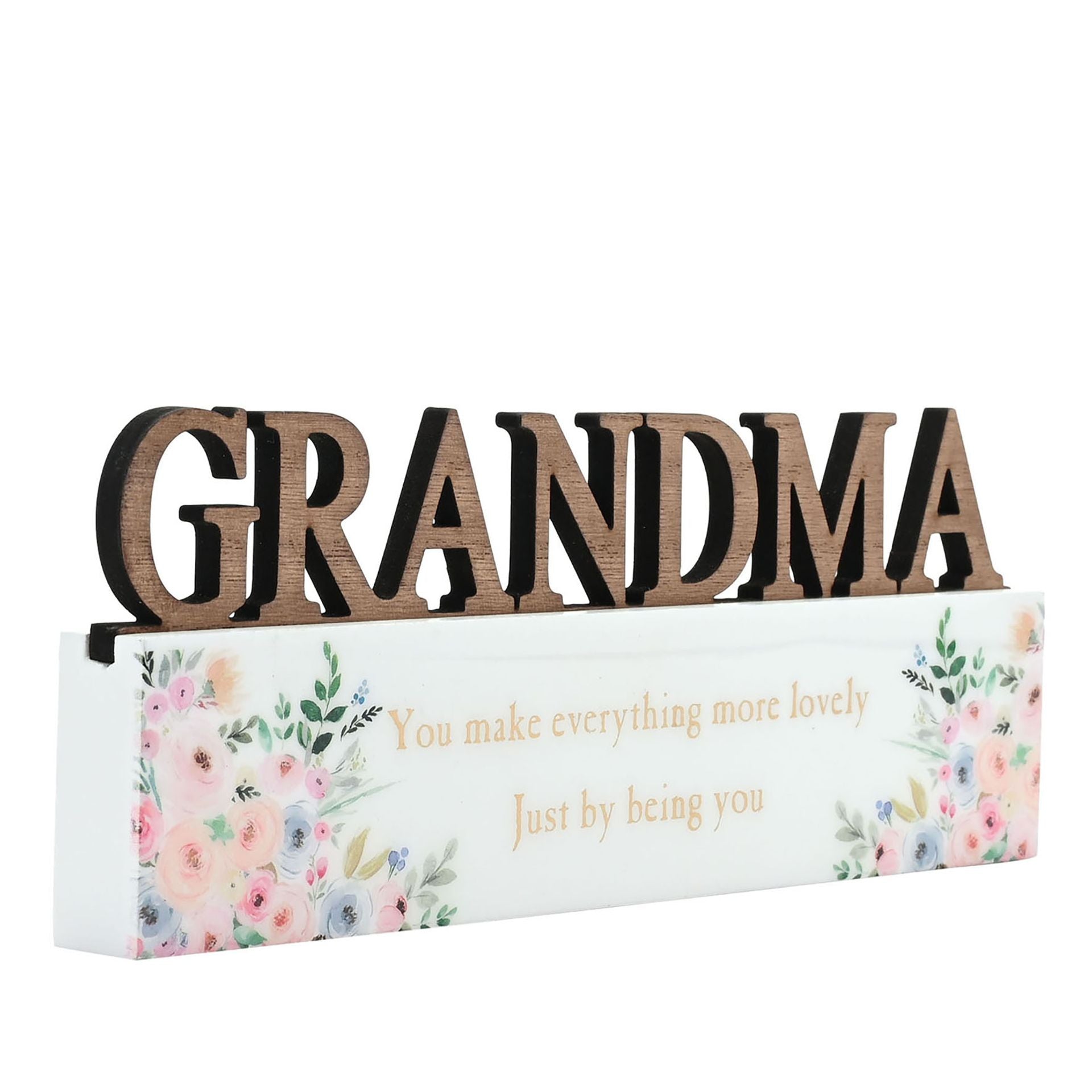 The Cottage Garden Word Plaque - Grandma