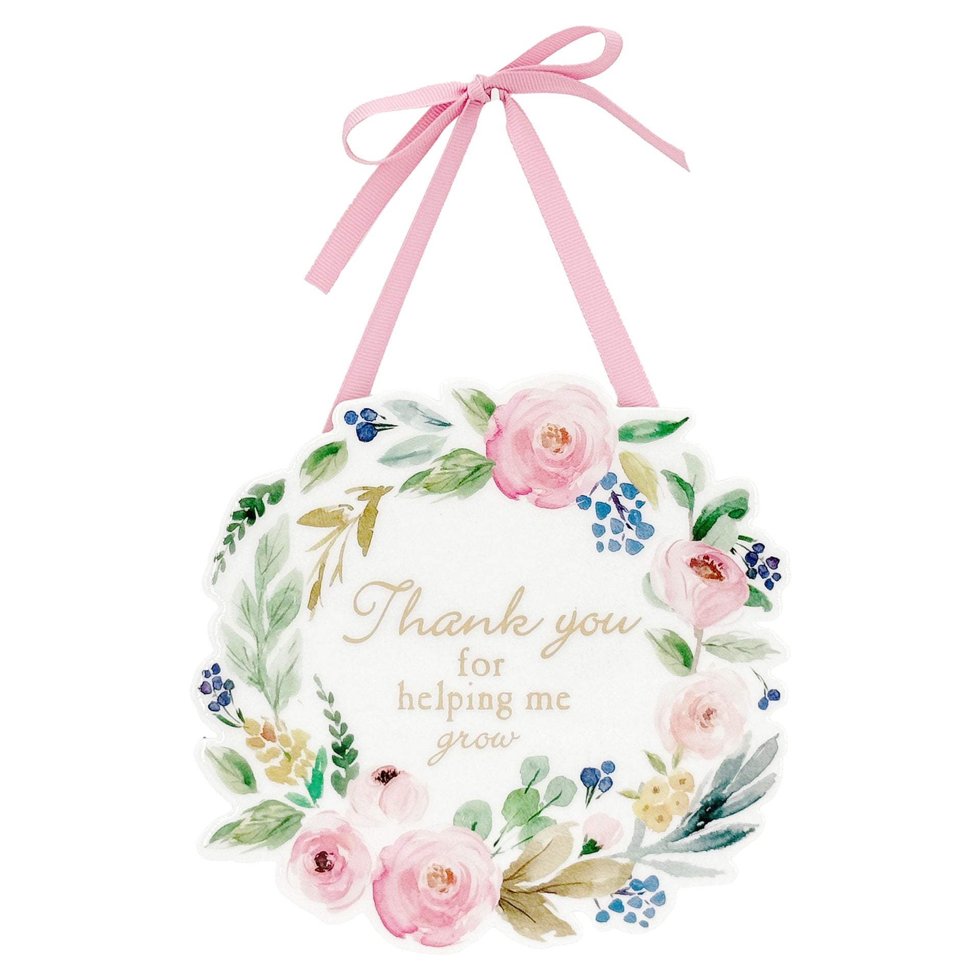 The Cottage Garden Wall Plaque - Thank You