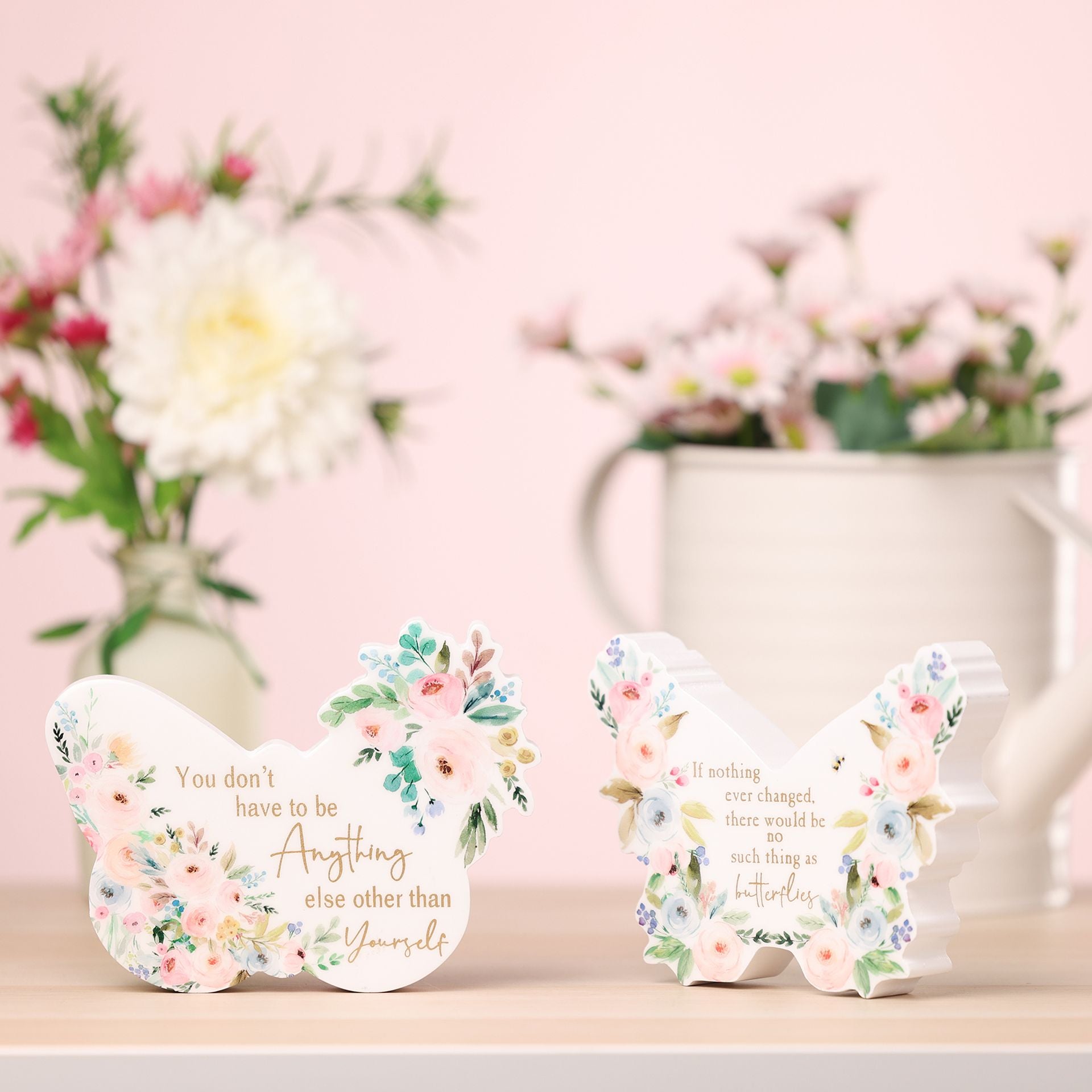 The Cottage Garden Butterfly Plaque - Be Yourself