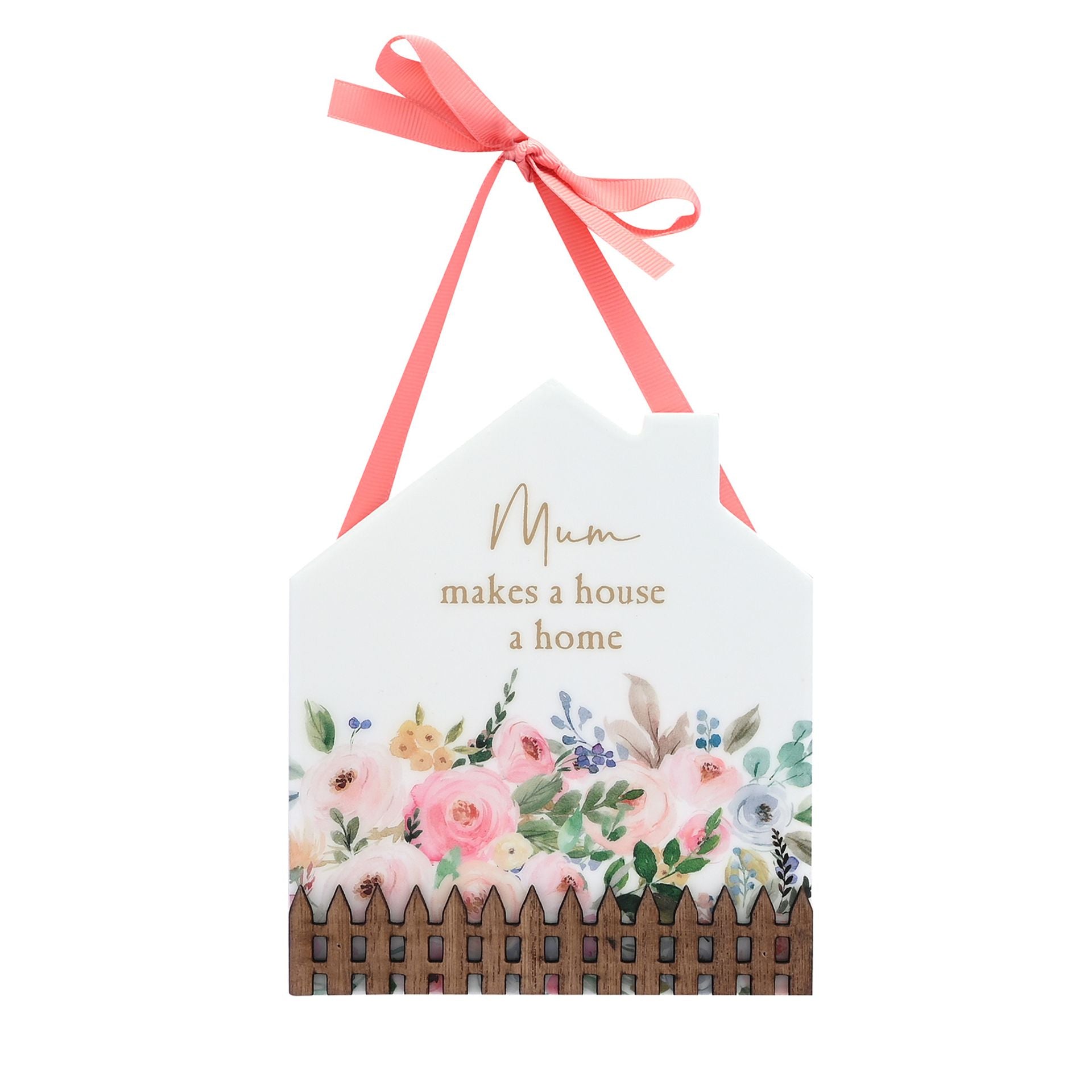 The Cottage Garden Home Fence Plaque - Mum