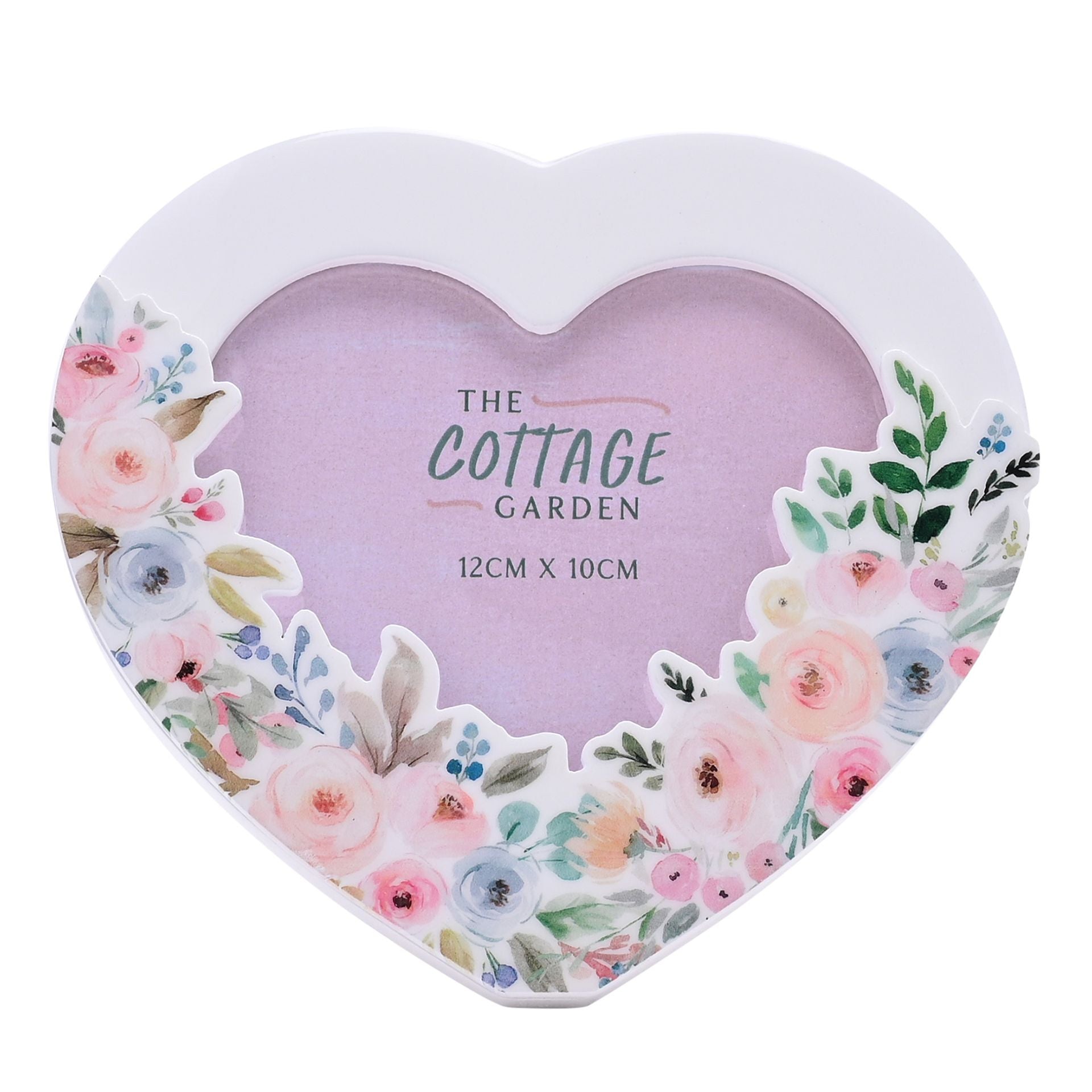 The Cottage Garden Photo Frame - Heart 5" x 4"