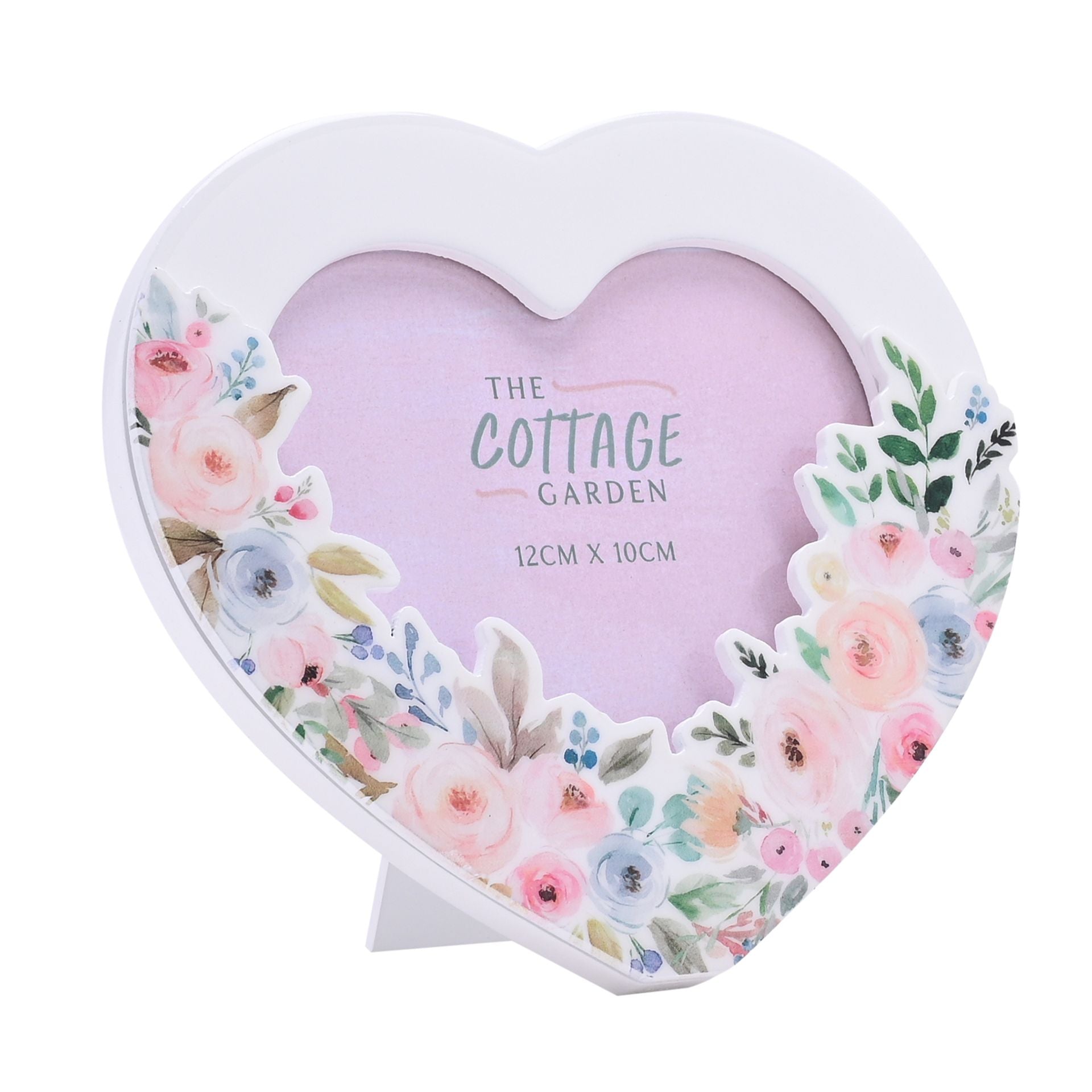 The Cottage Garden Photo Frame - Heart 5" x 4"