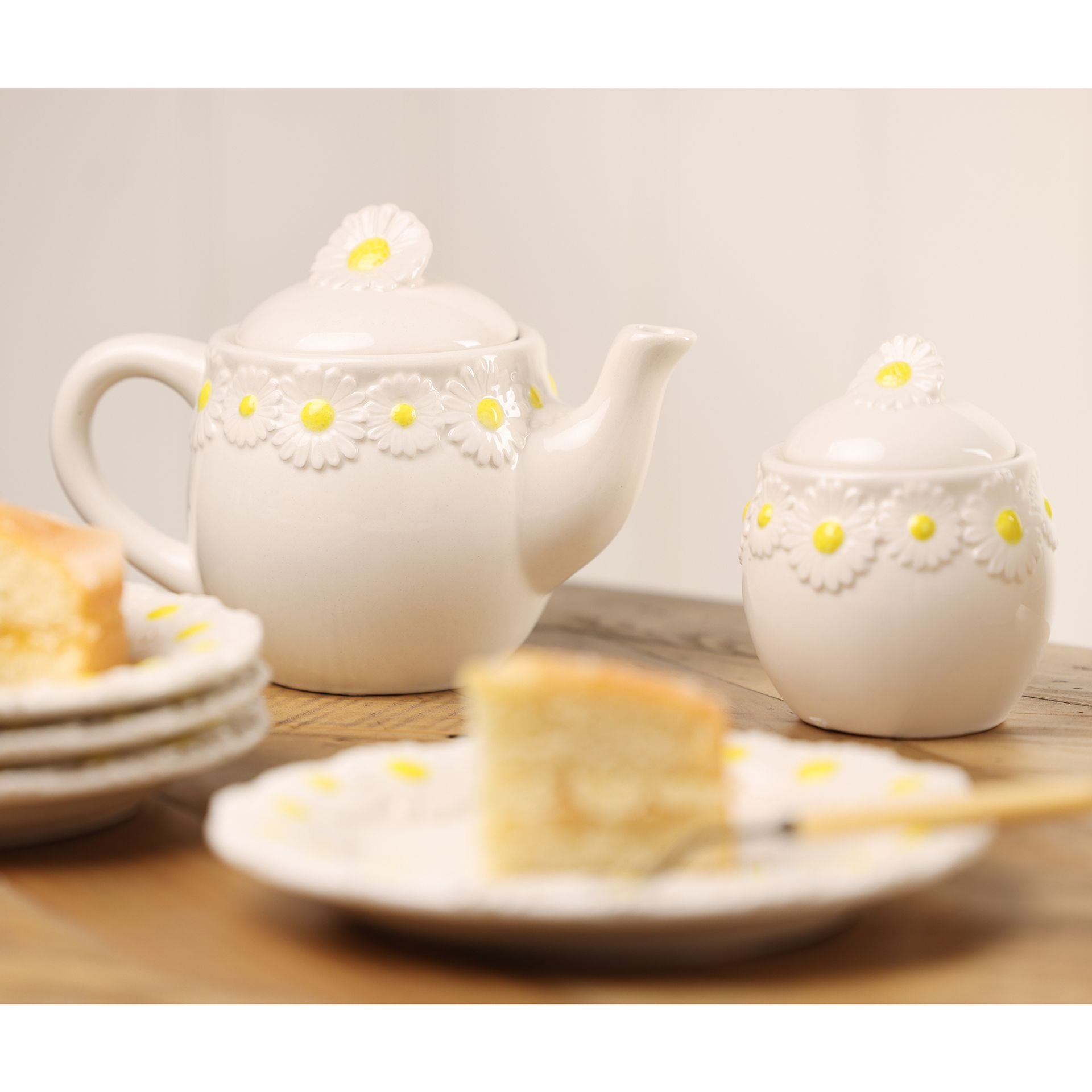 The Cottage Garden Sugar Bowl - Daisy