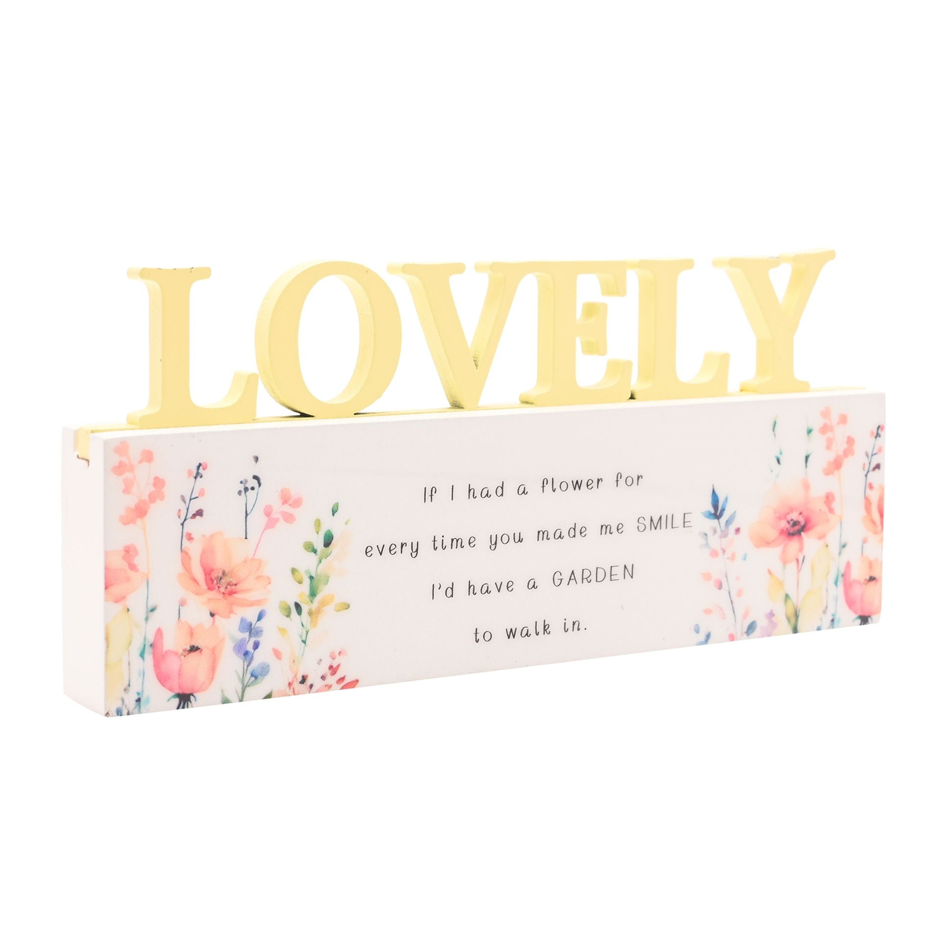 The Cottage Garden Floral Word - Lovely