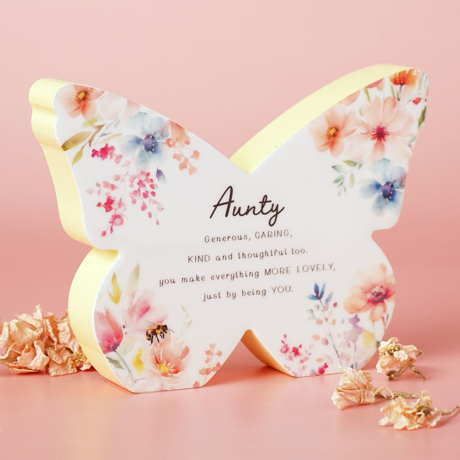 The Cottage Garden Floral Mantel Butterfly - Aunty