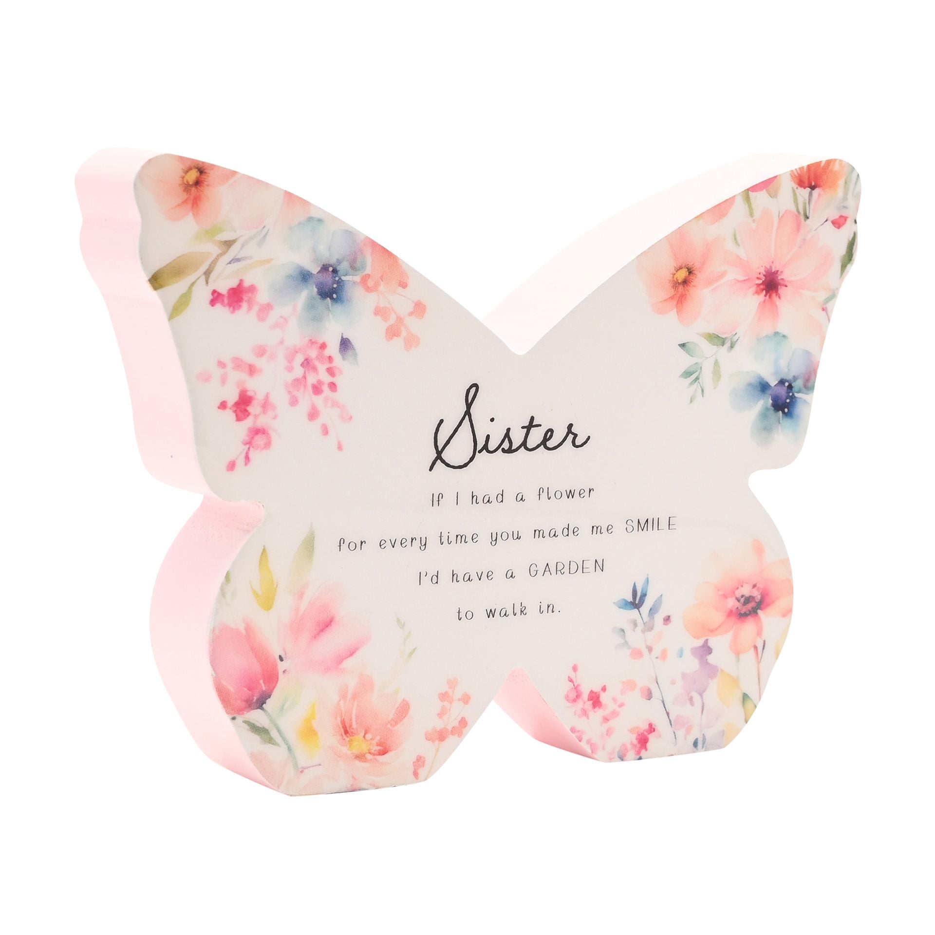 The Cottage Garden Floral Mantel Butterfly - Sister