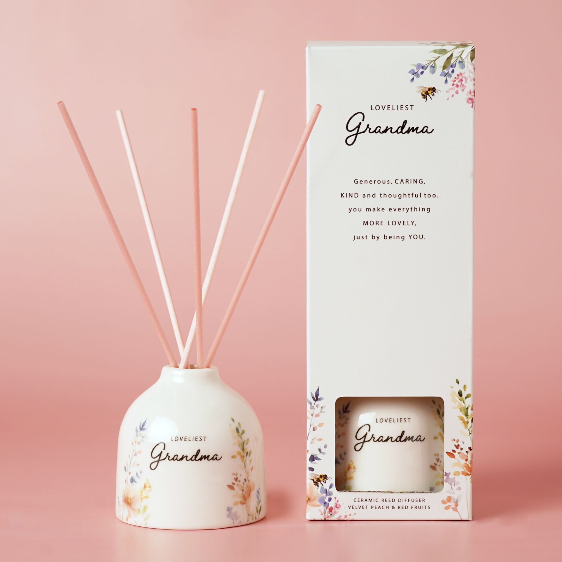 The Cottage Garden Ceramic Reed Diffuser - Grandma