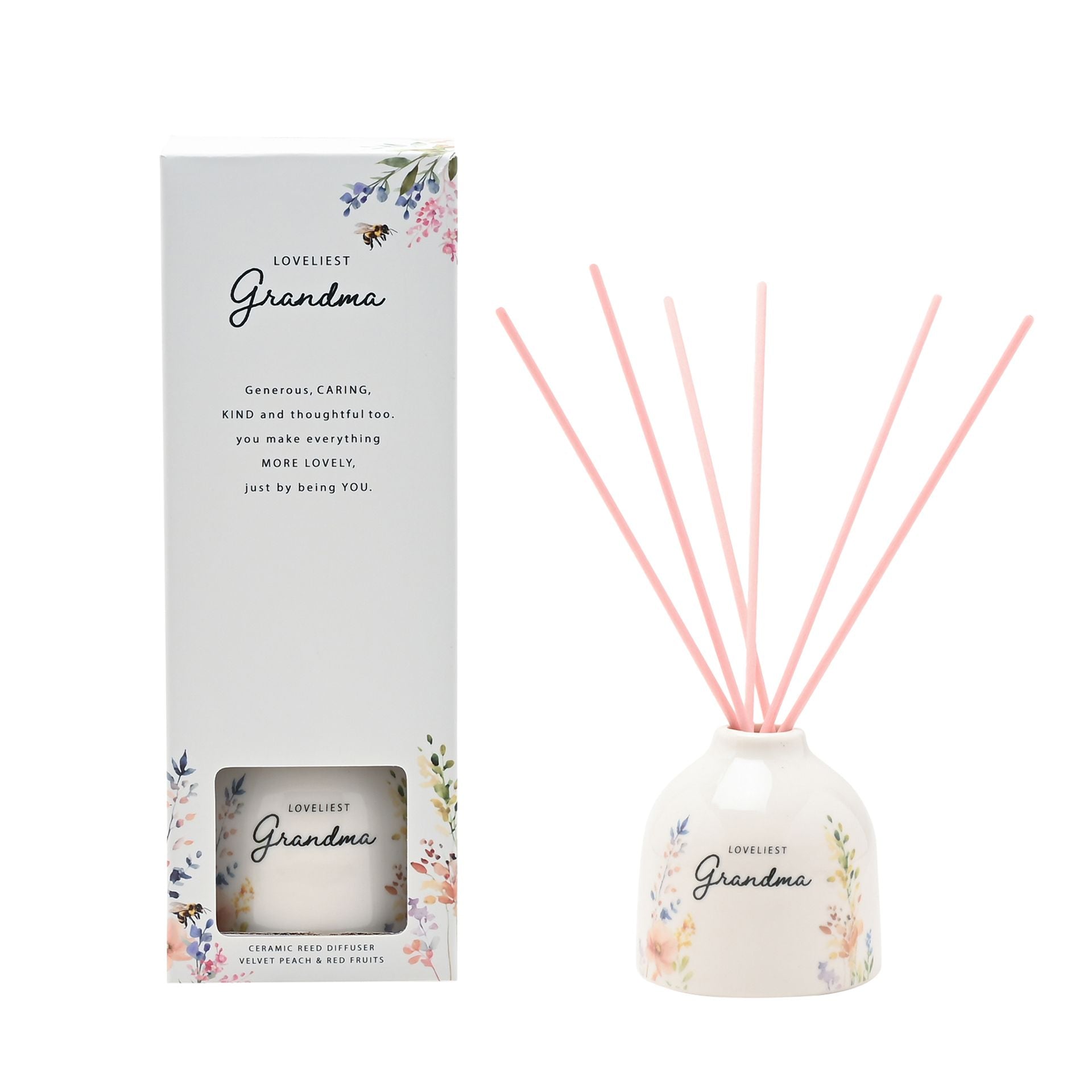 The Cottage Garden Ceramic Reed Diffuser - Grandma