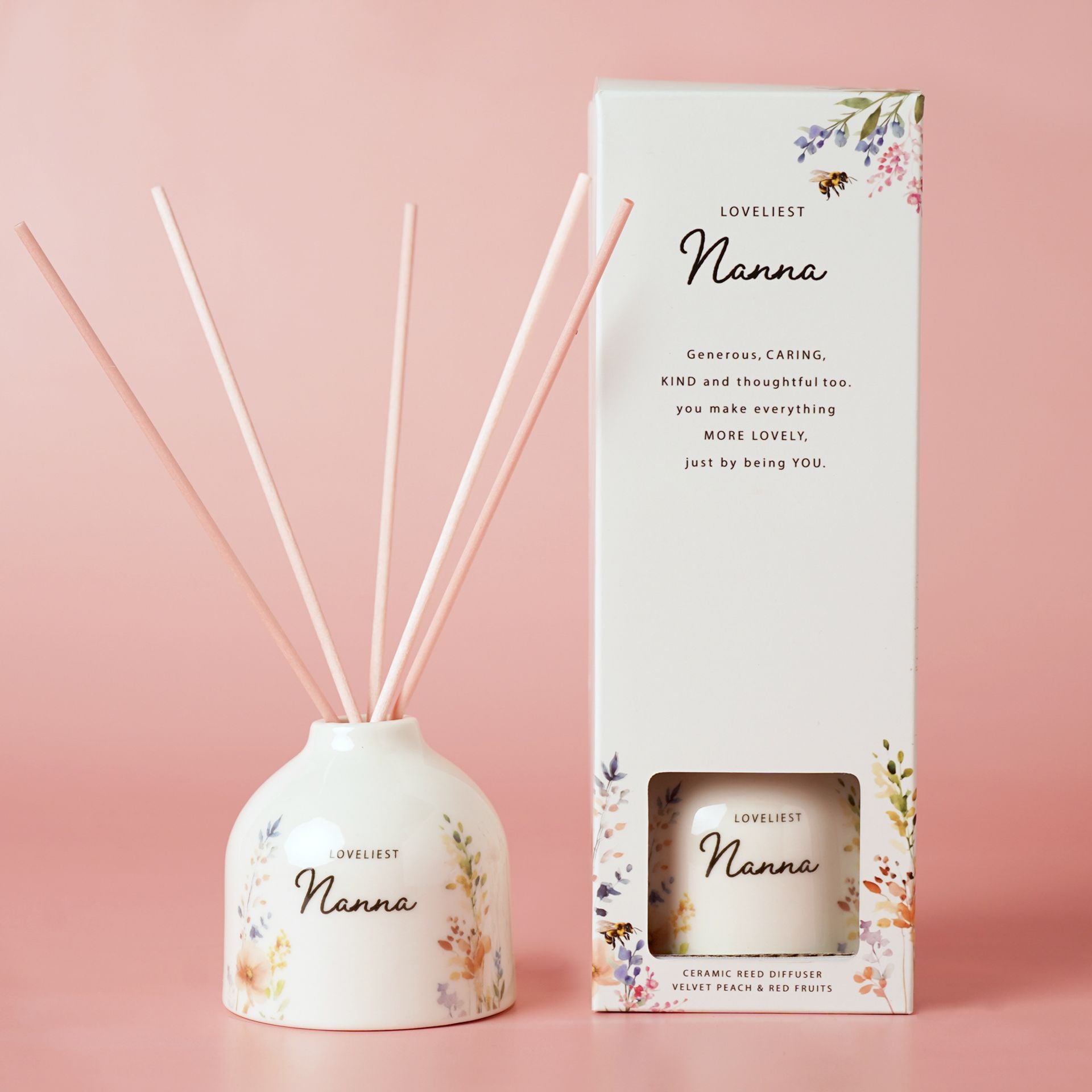 The Cottage Garden Ceramic Reed Diffuser - Nanna