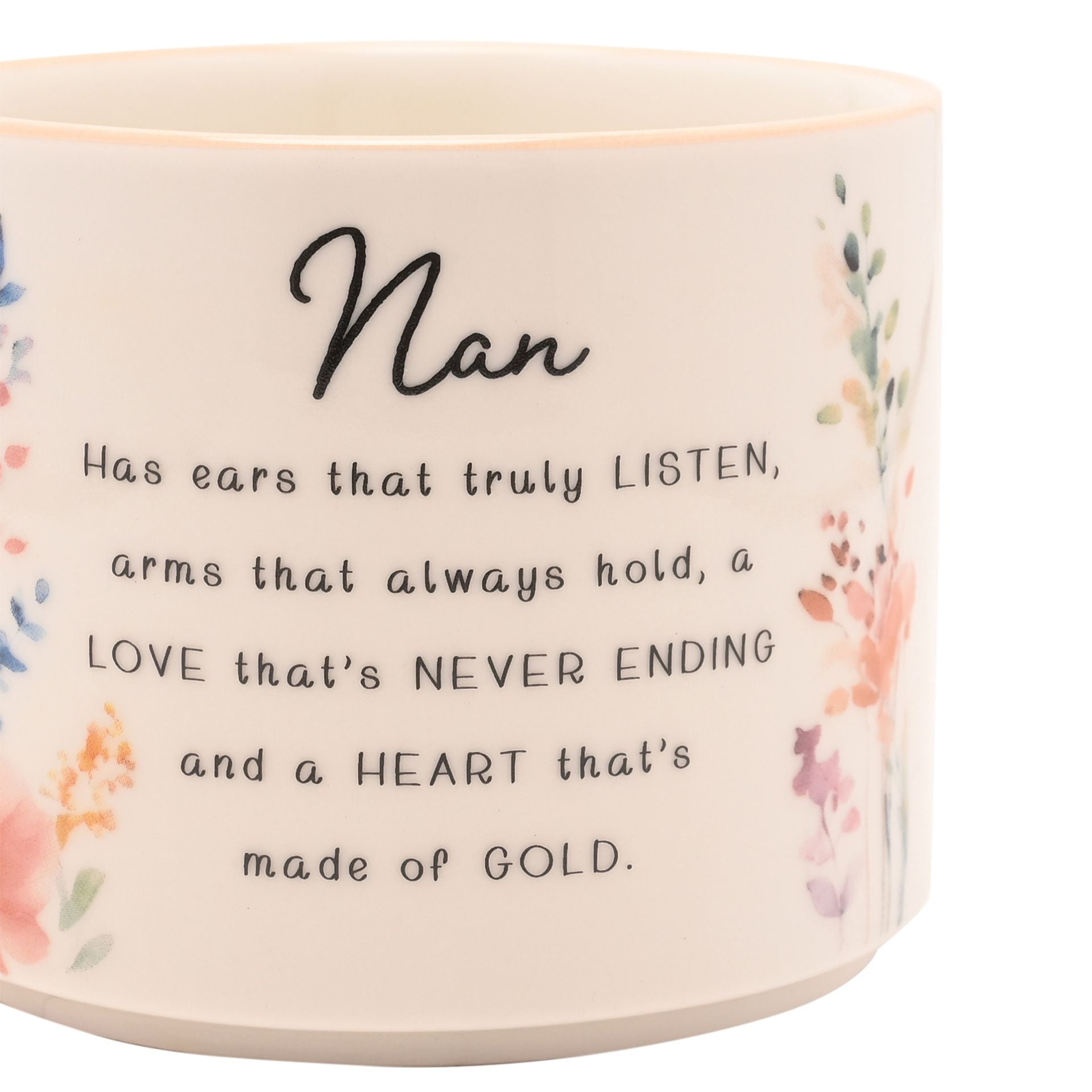 The Cottage Garden Peach Mug - Nan