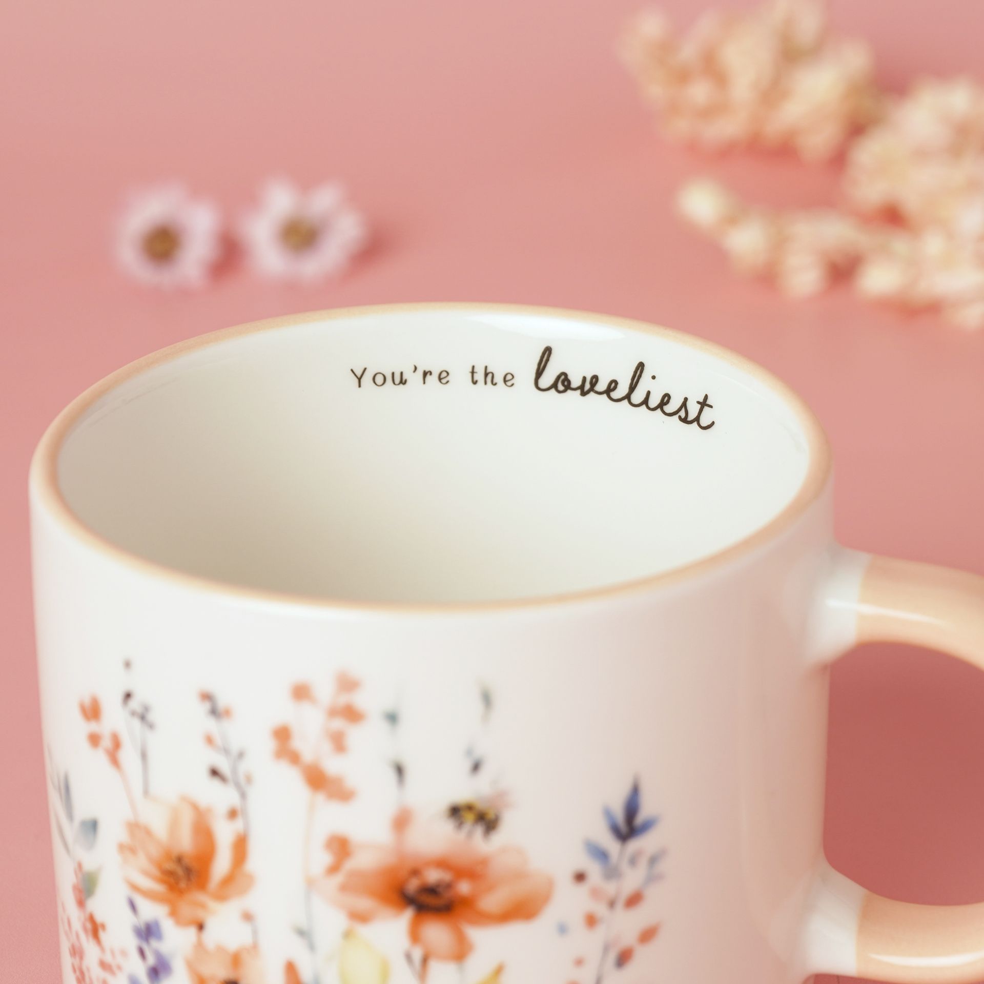 The Cottage Garden Peach Mug - Grandma