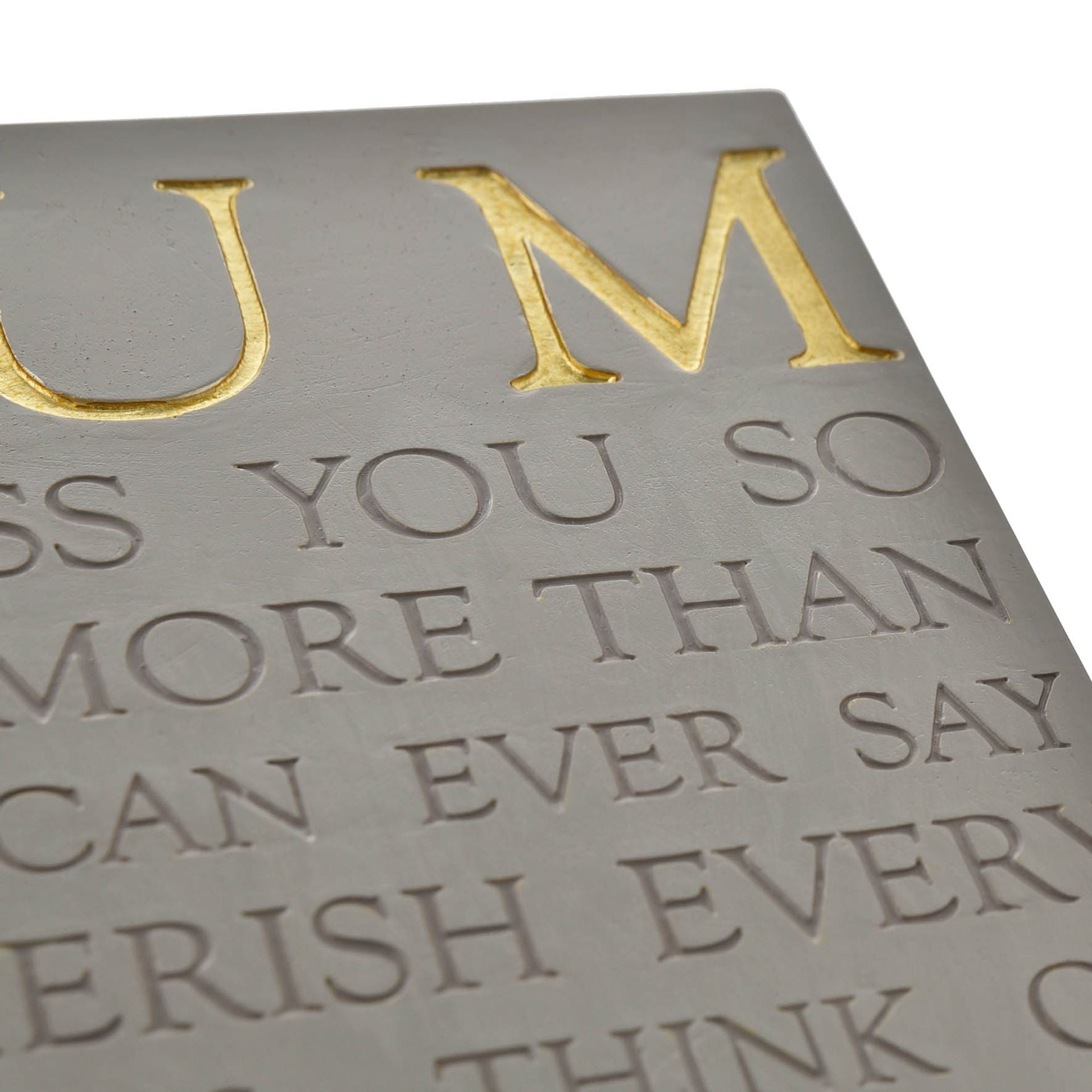 Thoughts of You Memorial Square Plaque - Mum