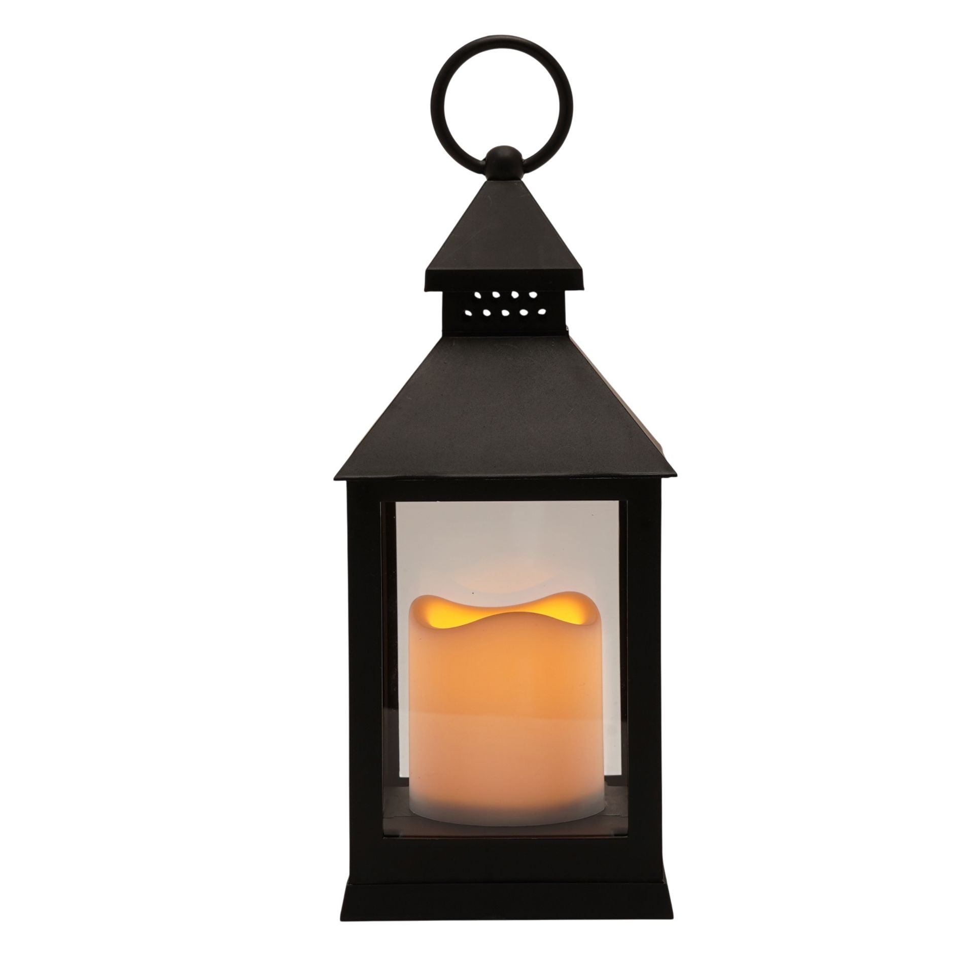 Thoughts of You Black Graveside Lantern - Plain