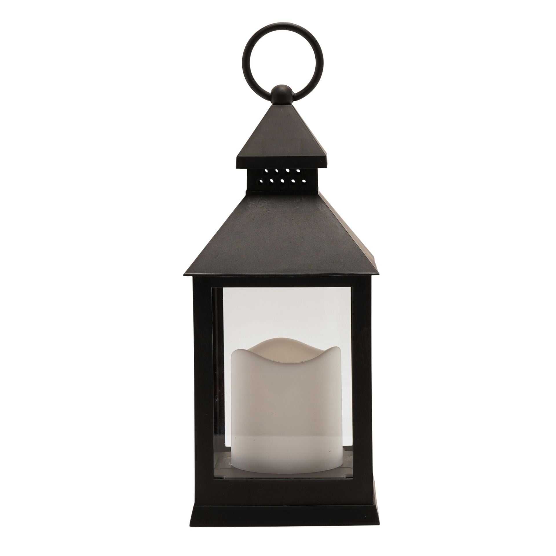 Thoughts of You Black Graveside Lantern - Plain