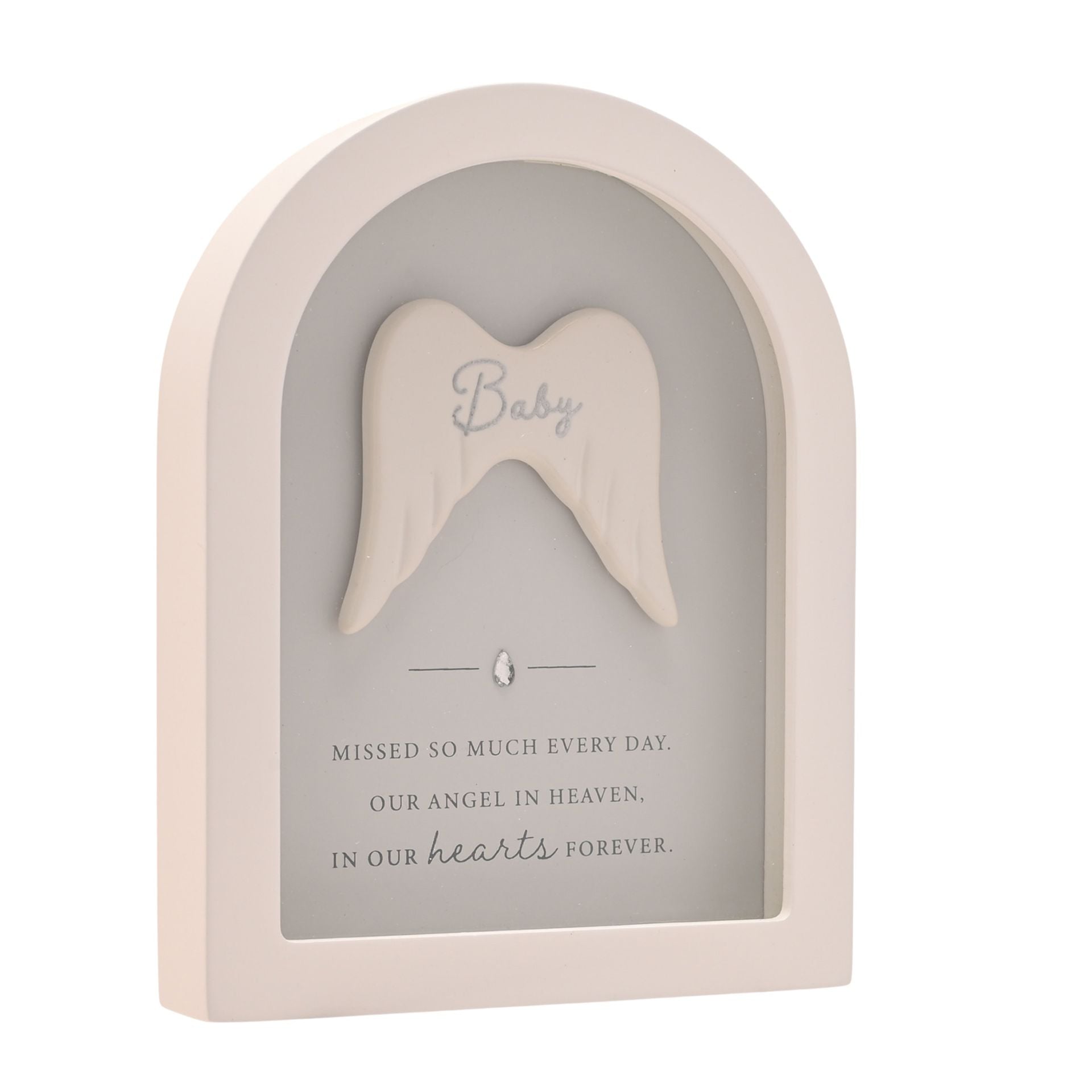 Thoughts of You Arched Framed Plaque - Baby