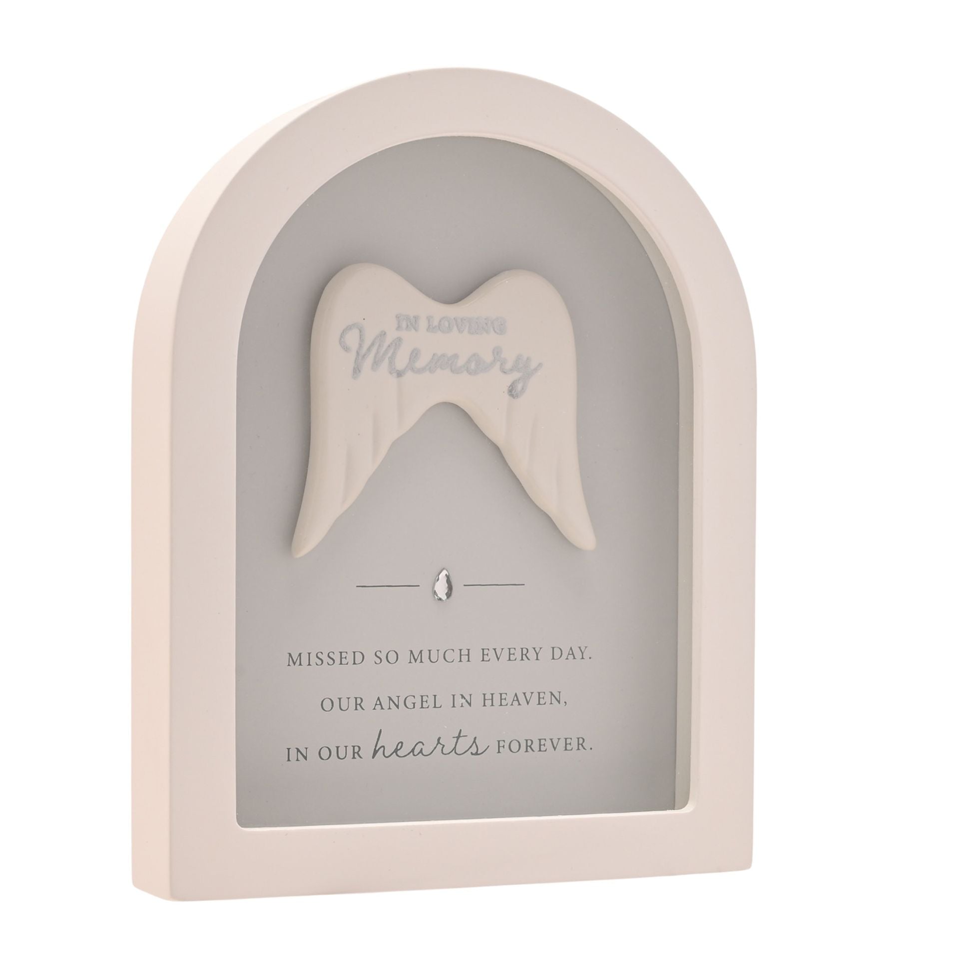 Thoughts of You Arched Framed Plaque - In Loving Memory