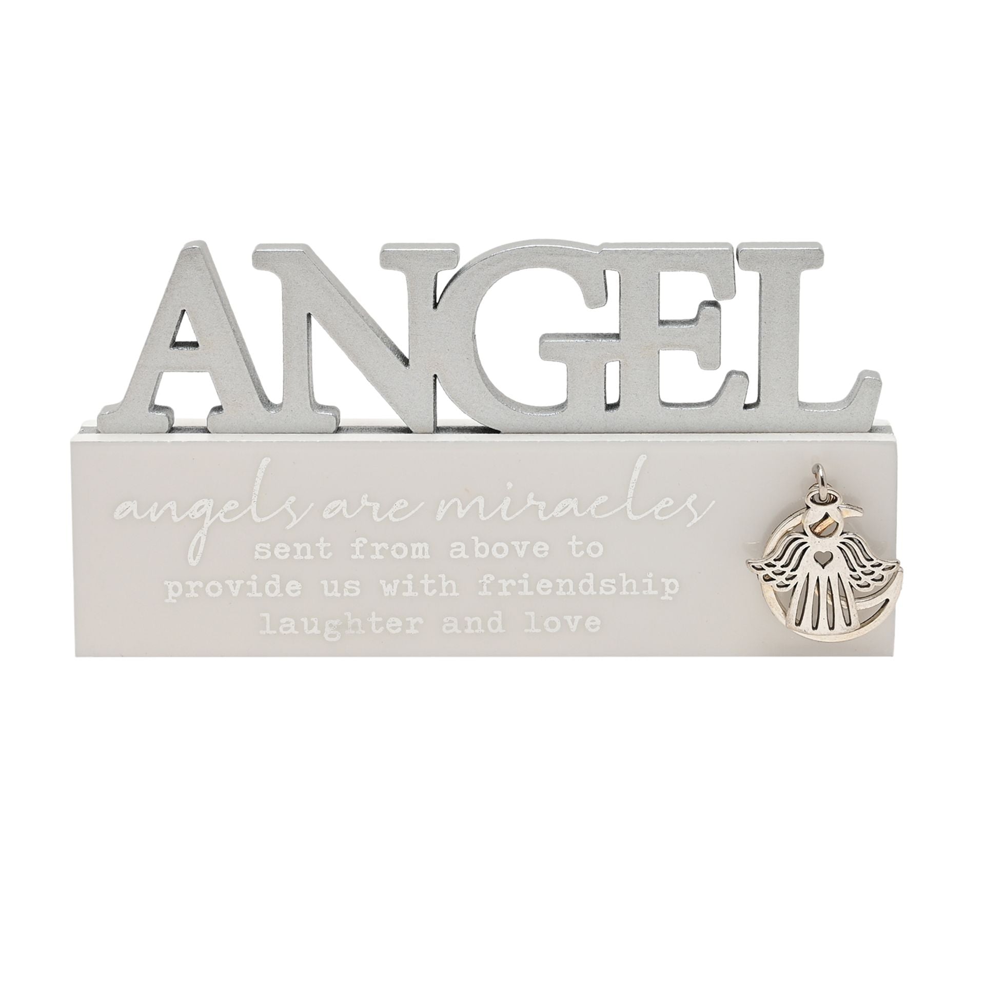 Thoughts of You Letter Plaque - Angel